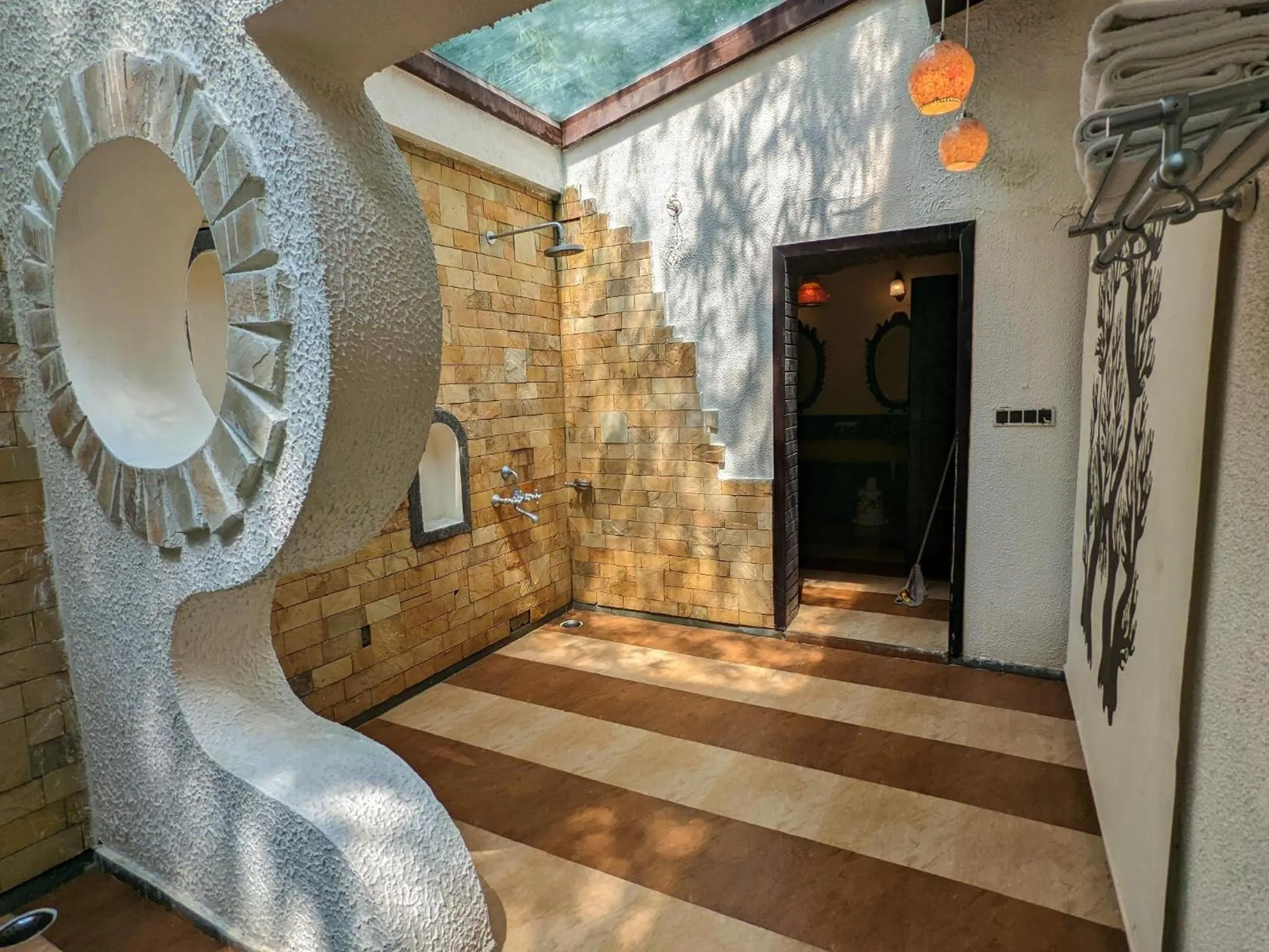 Bathroom in Syna Tiger Resort Bandhavgarh