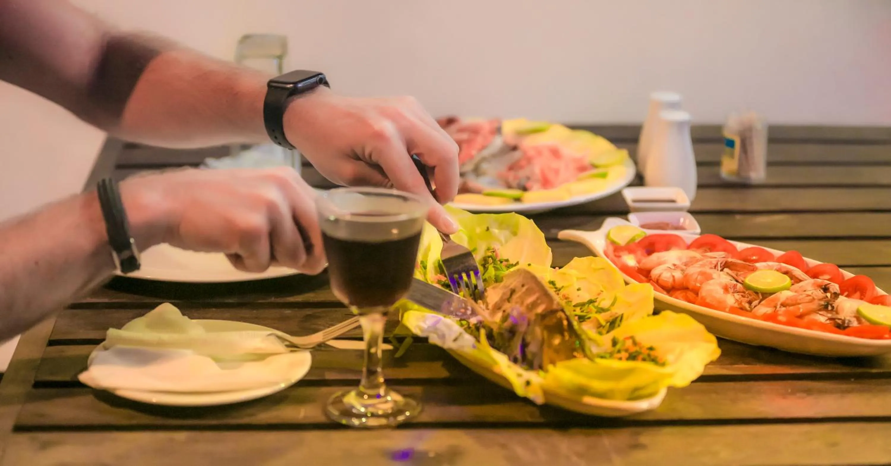 Breakfast in Dinuda Lagoon Hotel