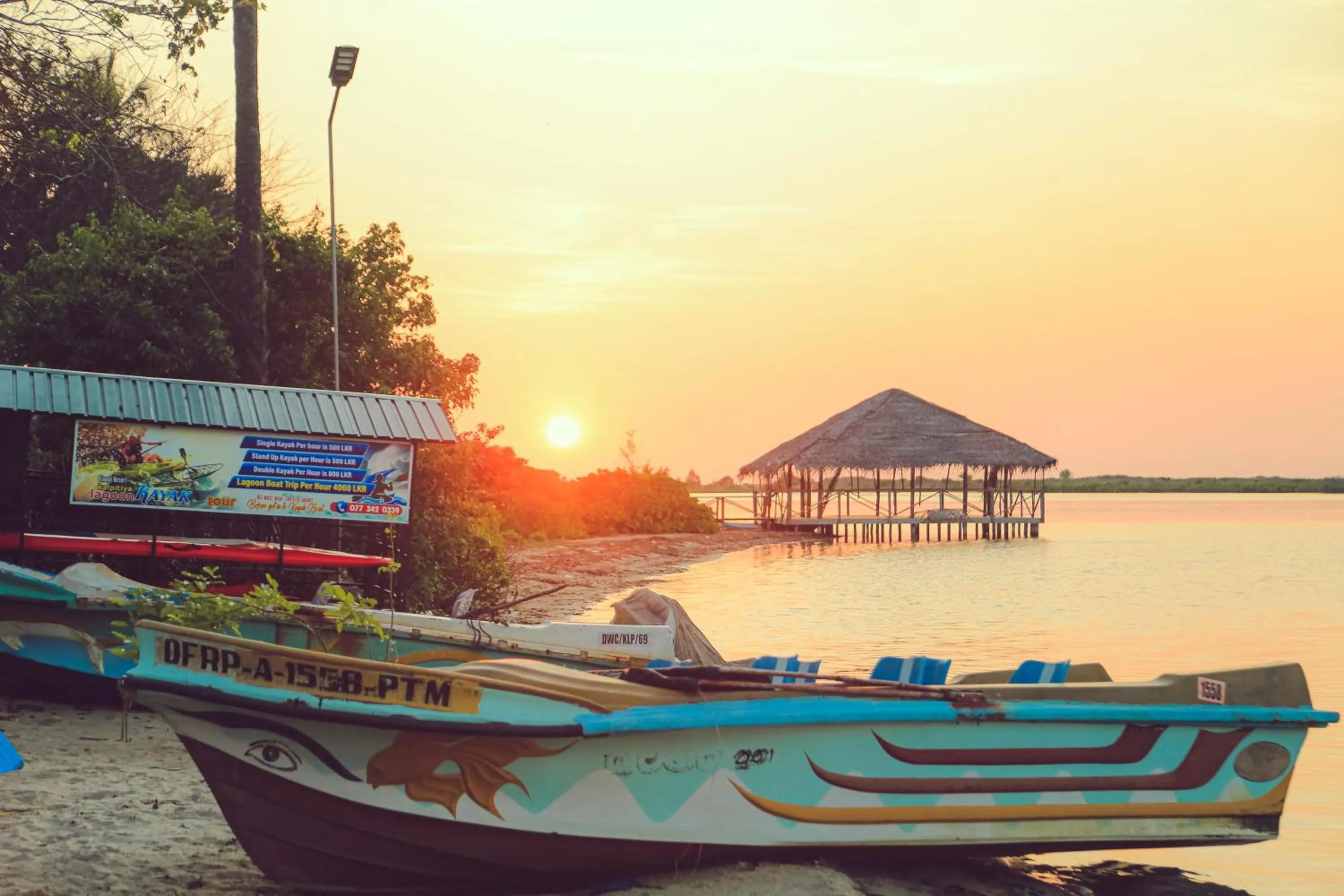 Property building in Dinuda Lagoon Hotel