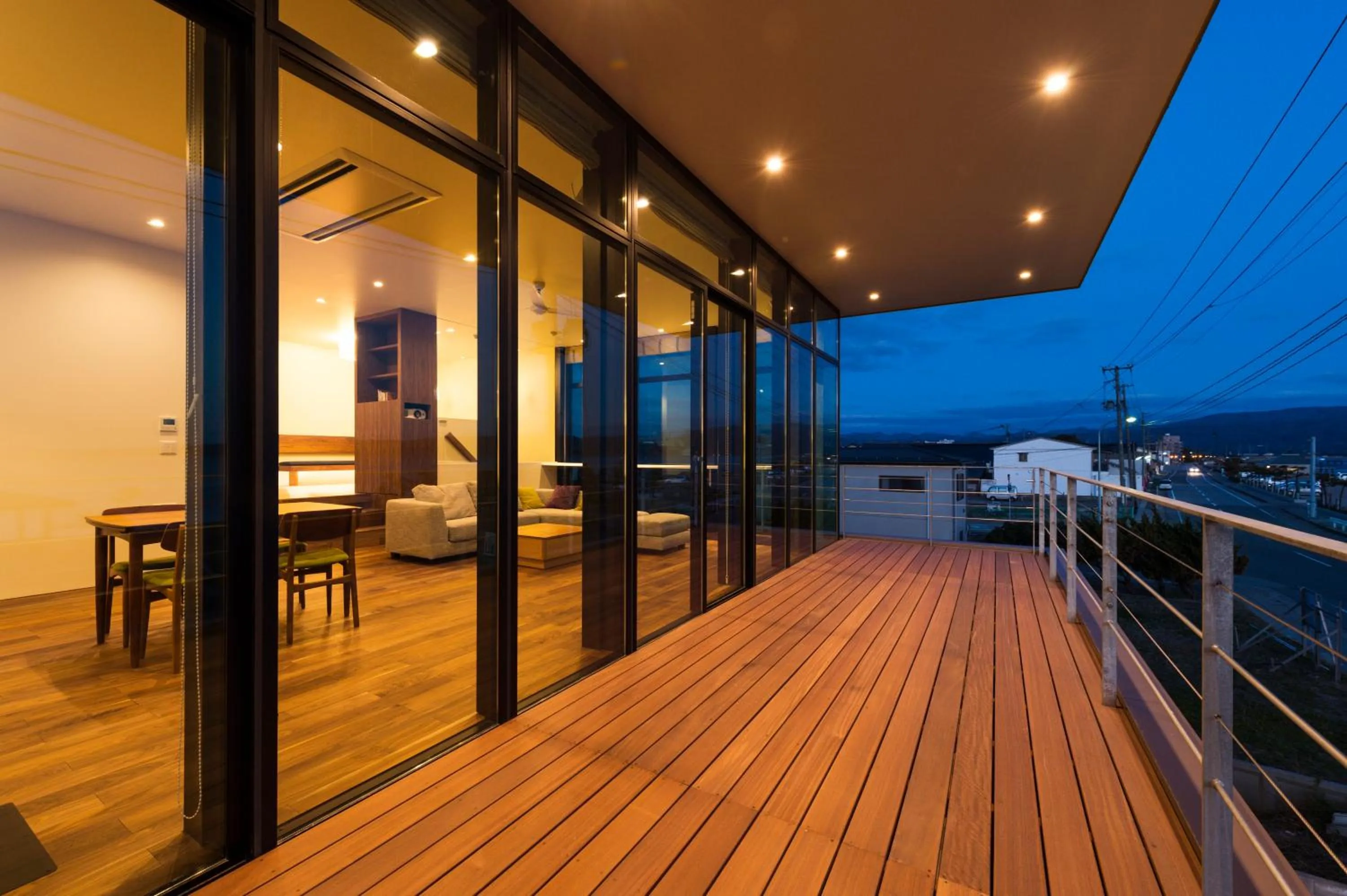 Balcony/Terrace in Guest Villa on the BI-CHI