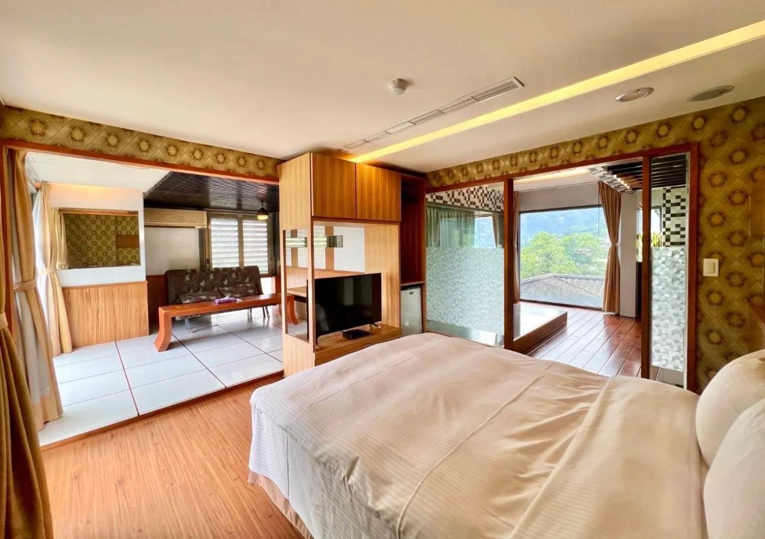 Bedroom, Bed in Wulai SungLyu Hot Spring Resort