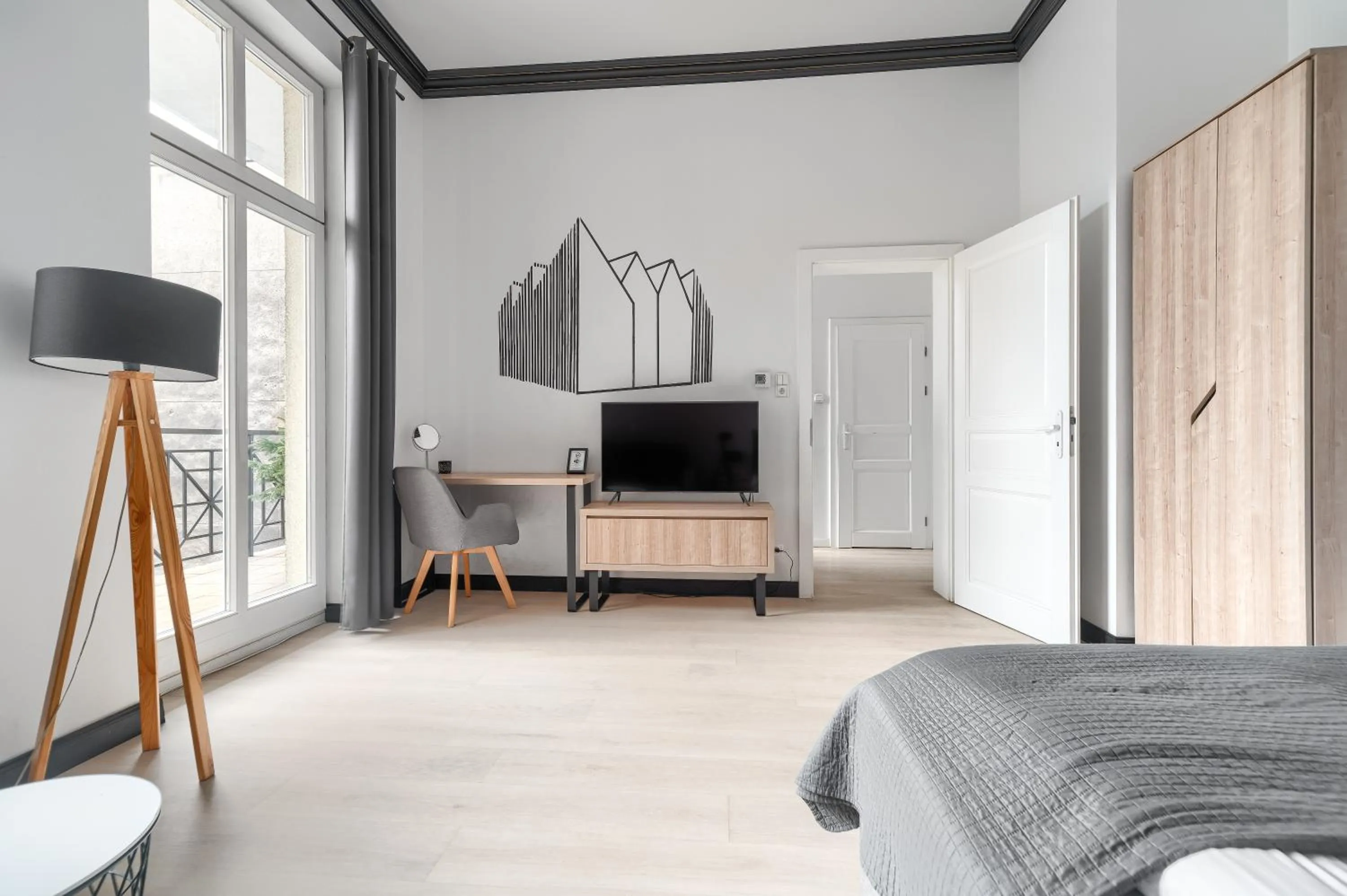 Bed in Aparthotel Platinum