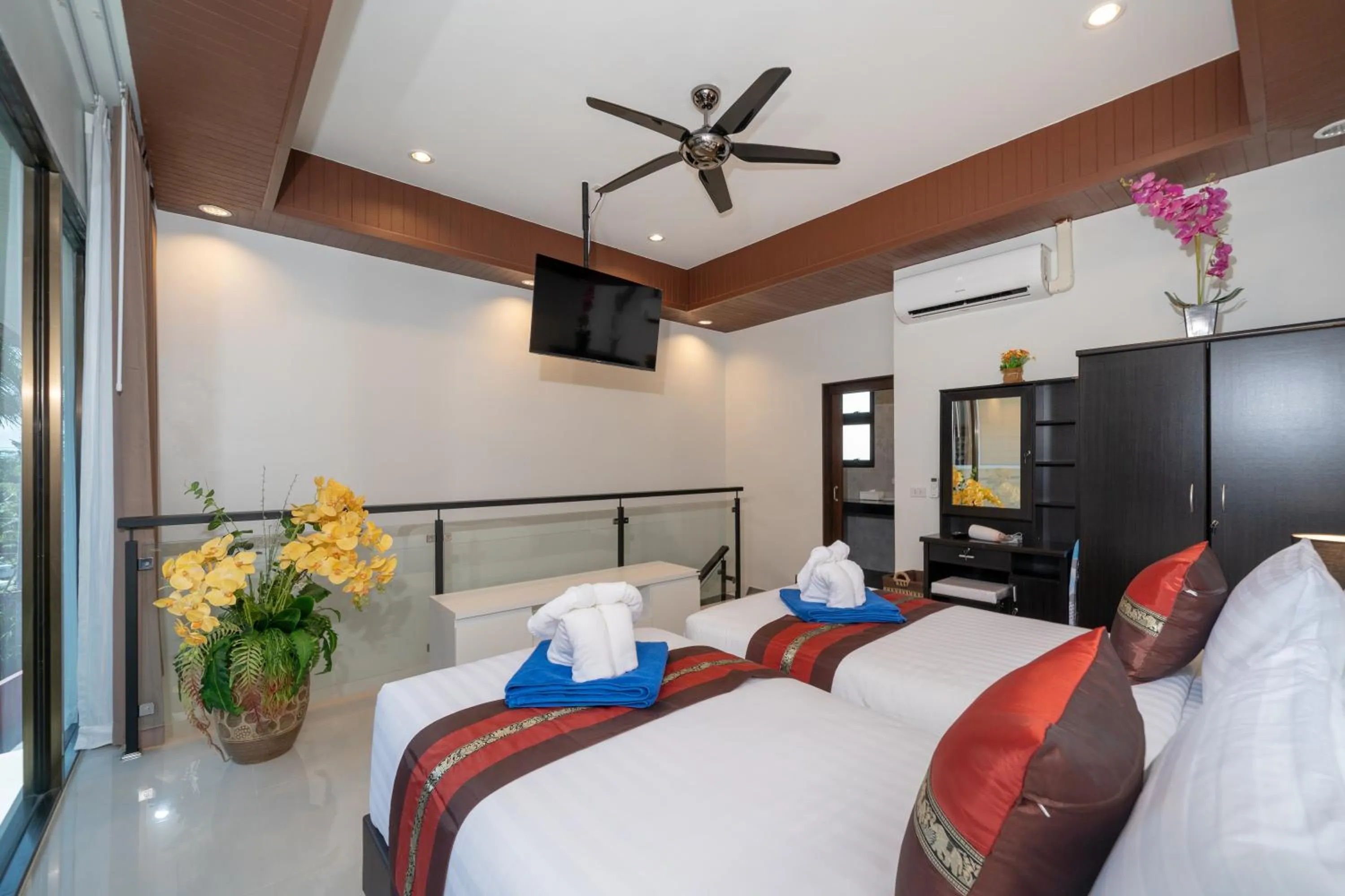 Bedroom, Bed in Boutique Resort Private Pool Villa - SHA Extra Plus