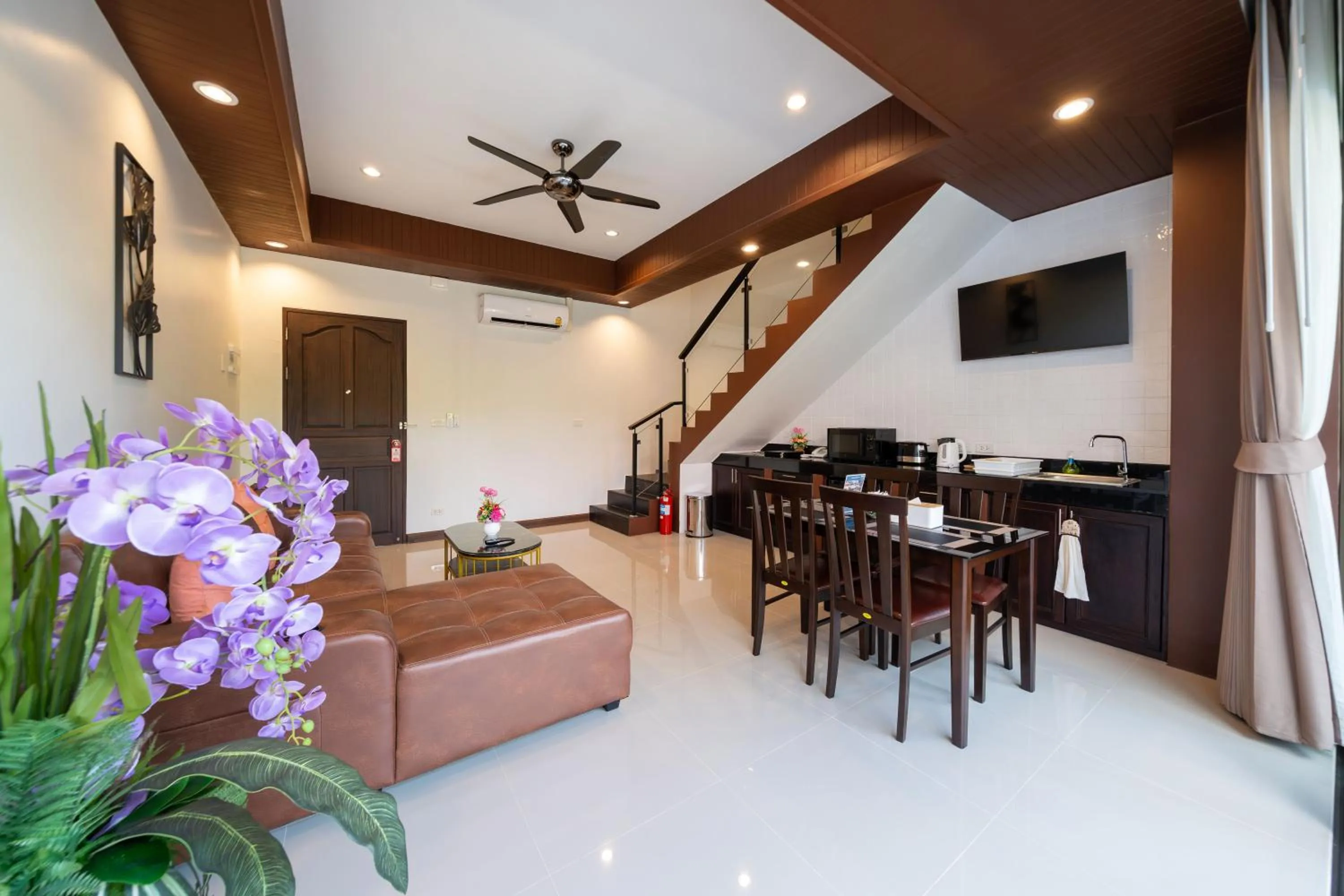 Living room in Boutique Resort Private Pool Villa - SHA Extra Plus