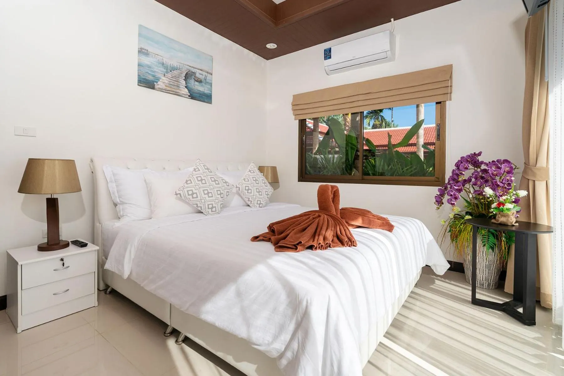 Bedroom, Bed in Boutique Resort Private Pool Villa - SHA Extra Plus