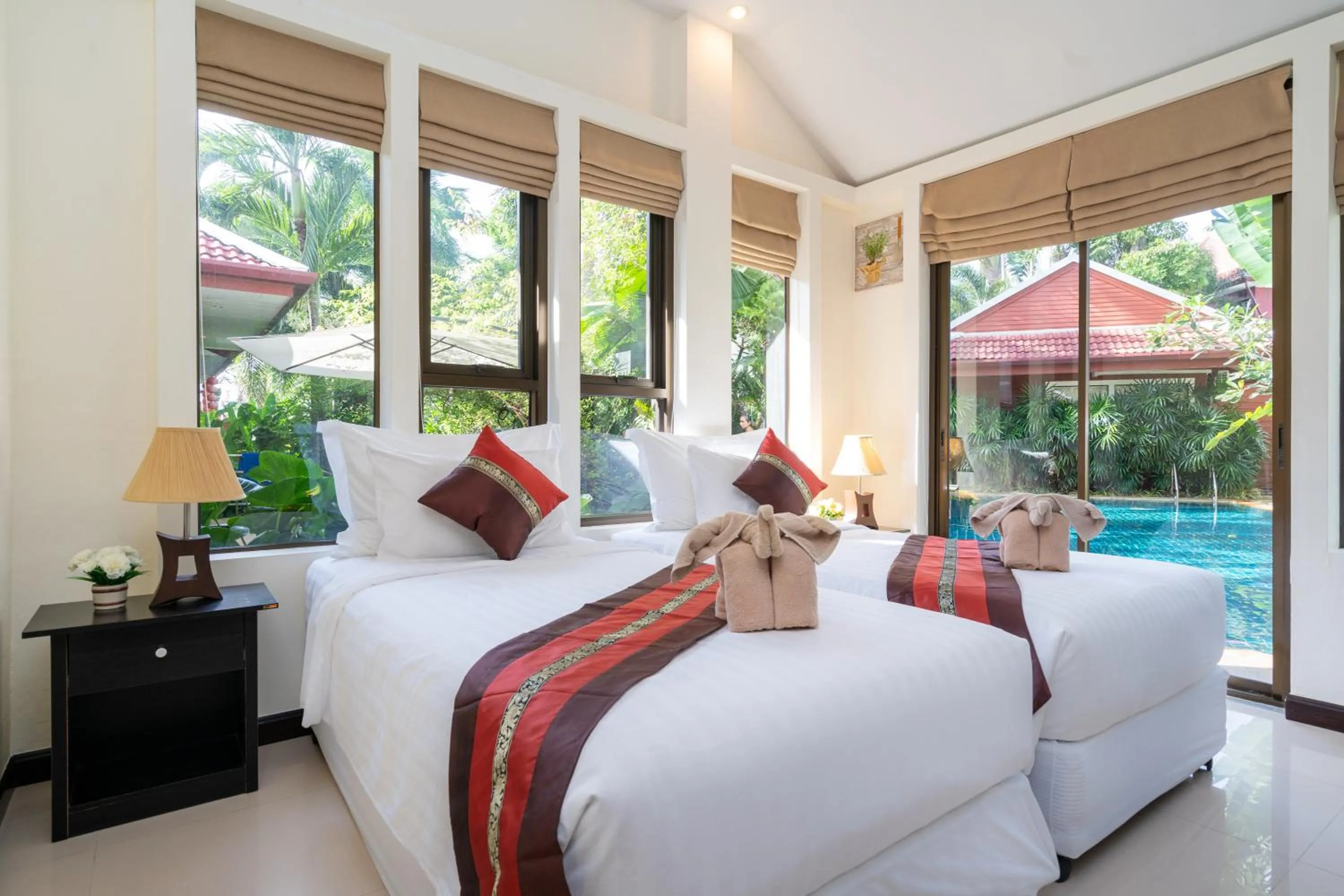 7 Bedroom Suite Private Pool Villa With Bathtub (Free airport pick up minimum 3 nights, 25% discount on food and beverages) in Boutique Resort Private Pool Villa - SHA Extra Plus