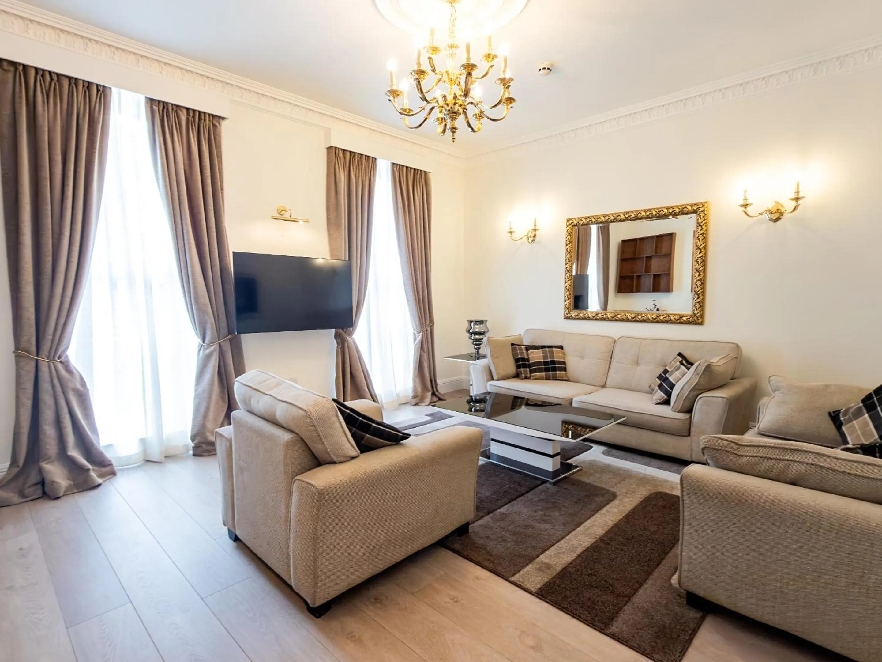Living room in Marylebone Village Apartments