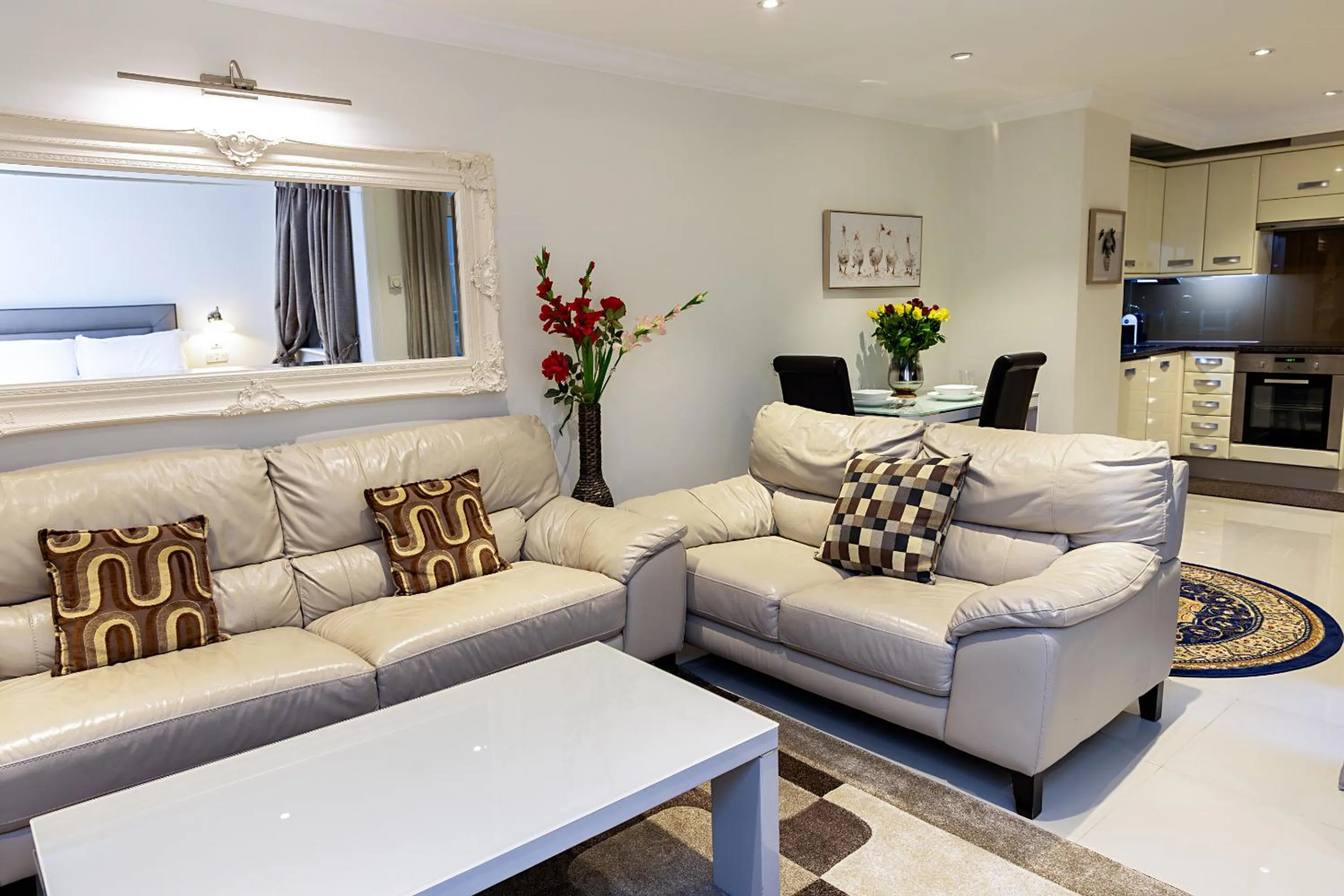 Living room in Marylebone Village Apartments