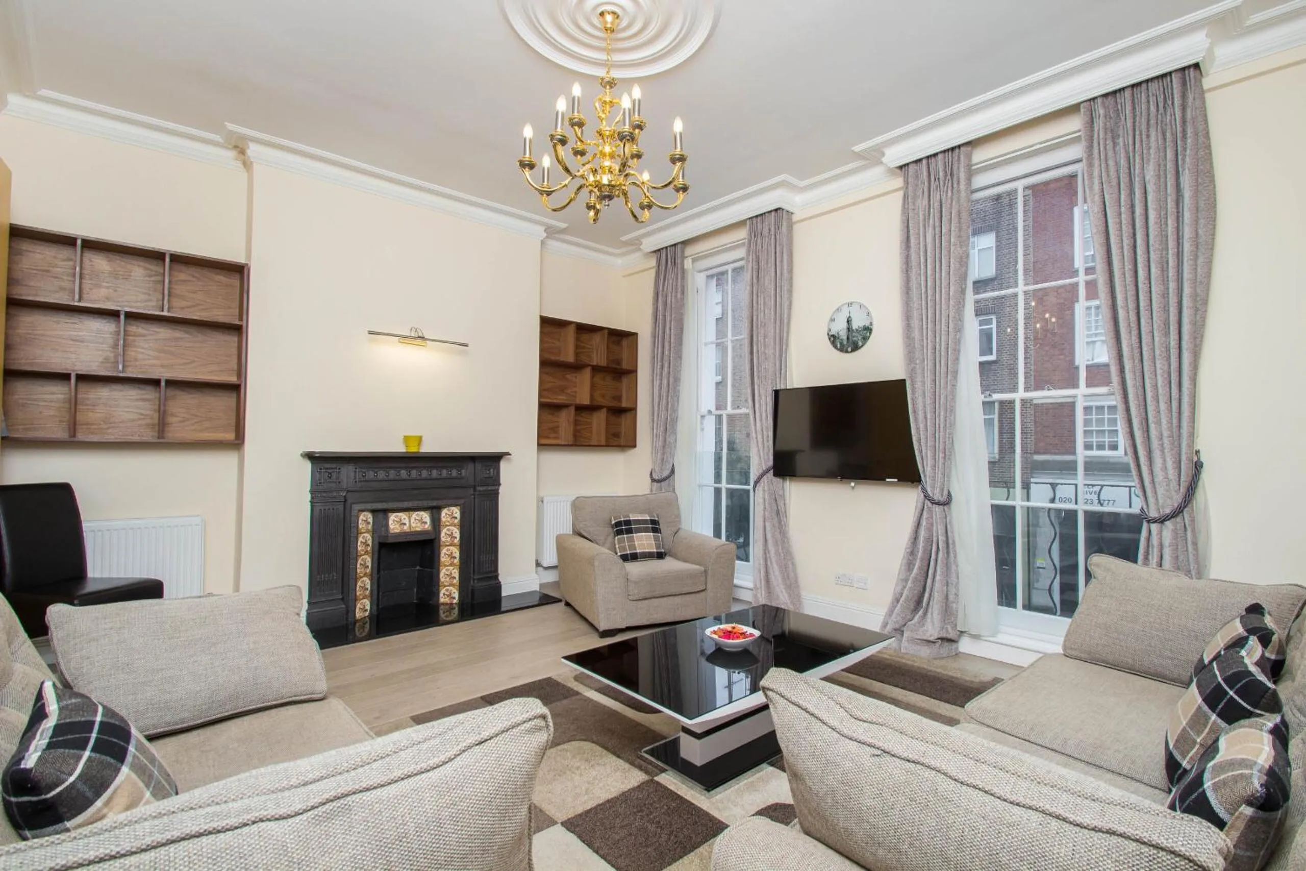 Living room in Marylebone Village Apartments