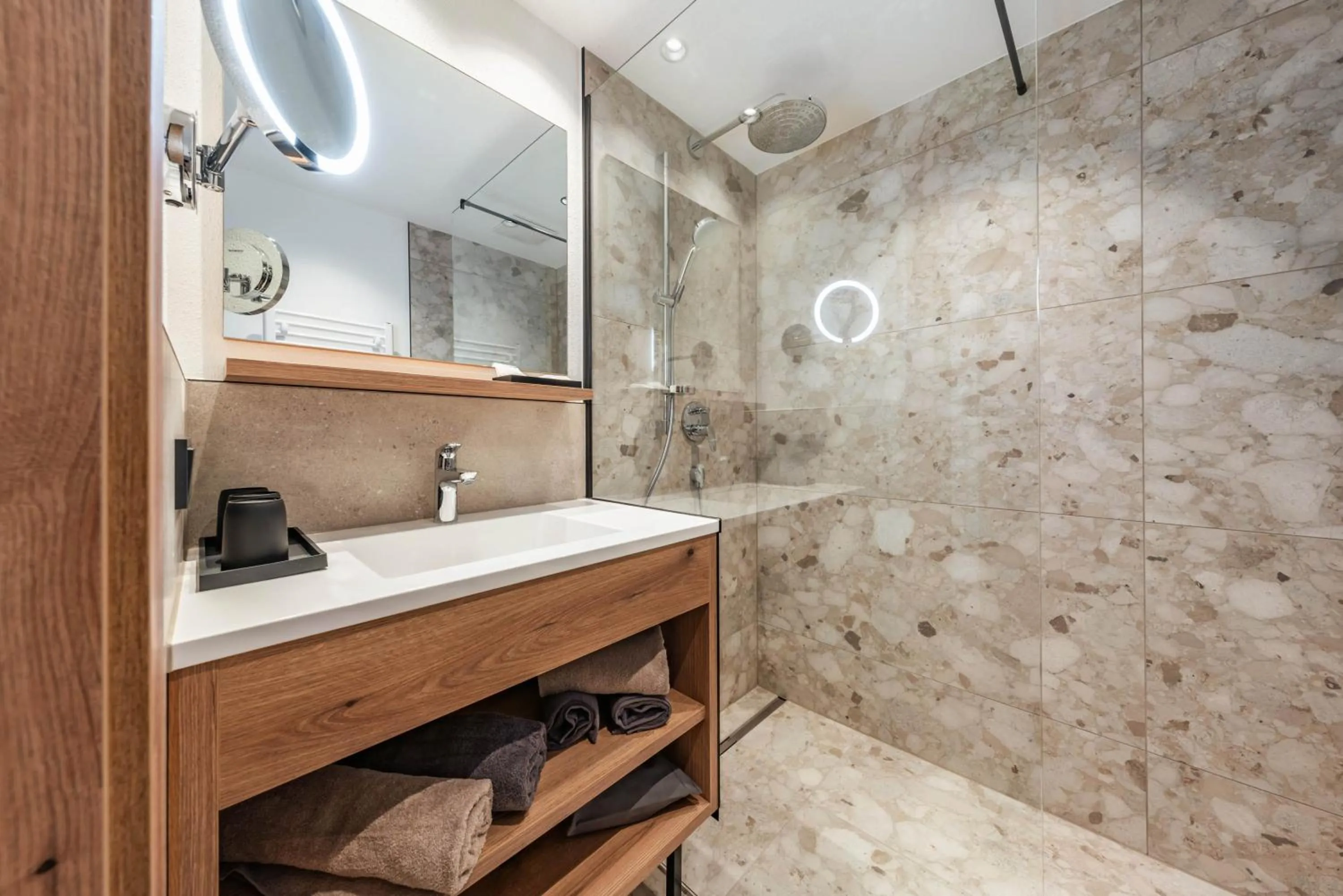 Shower in Montana Apartments