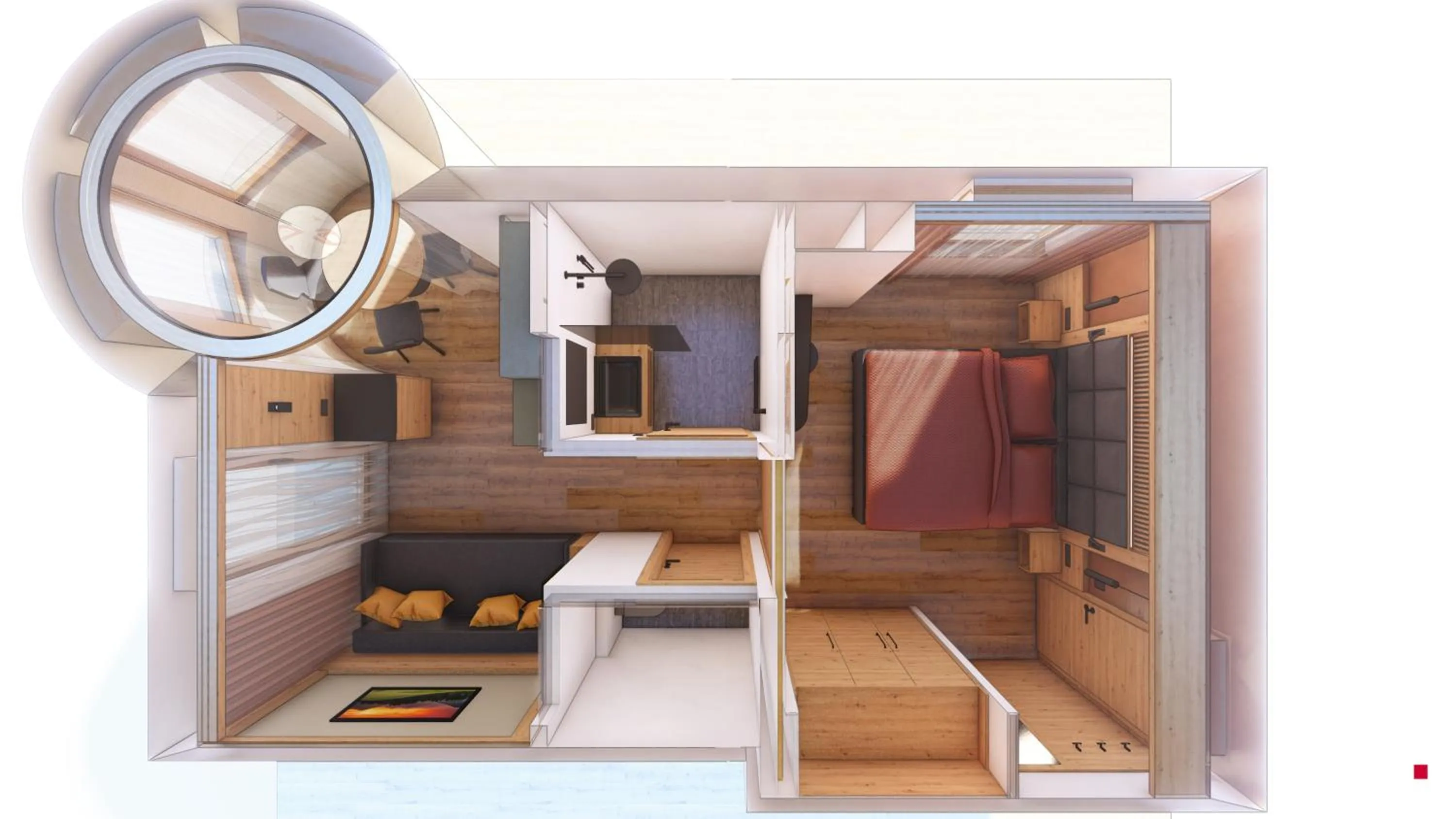 Photo of the whole room in Montana Apartments