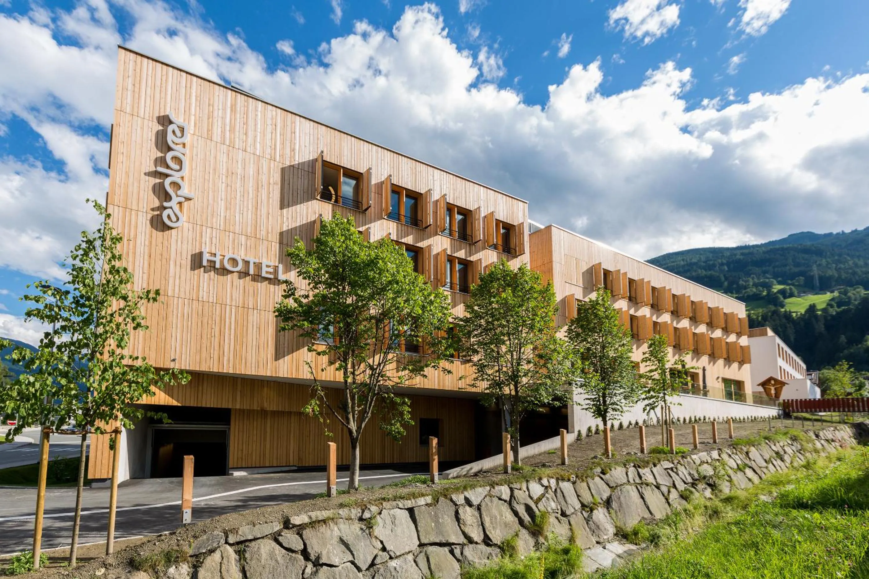 Facade/entrance in Explorer Hotel Zillertal