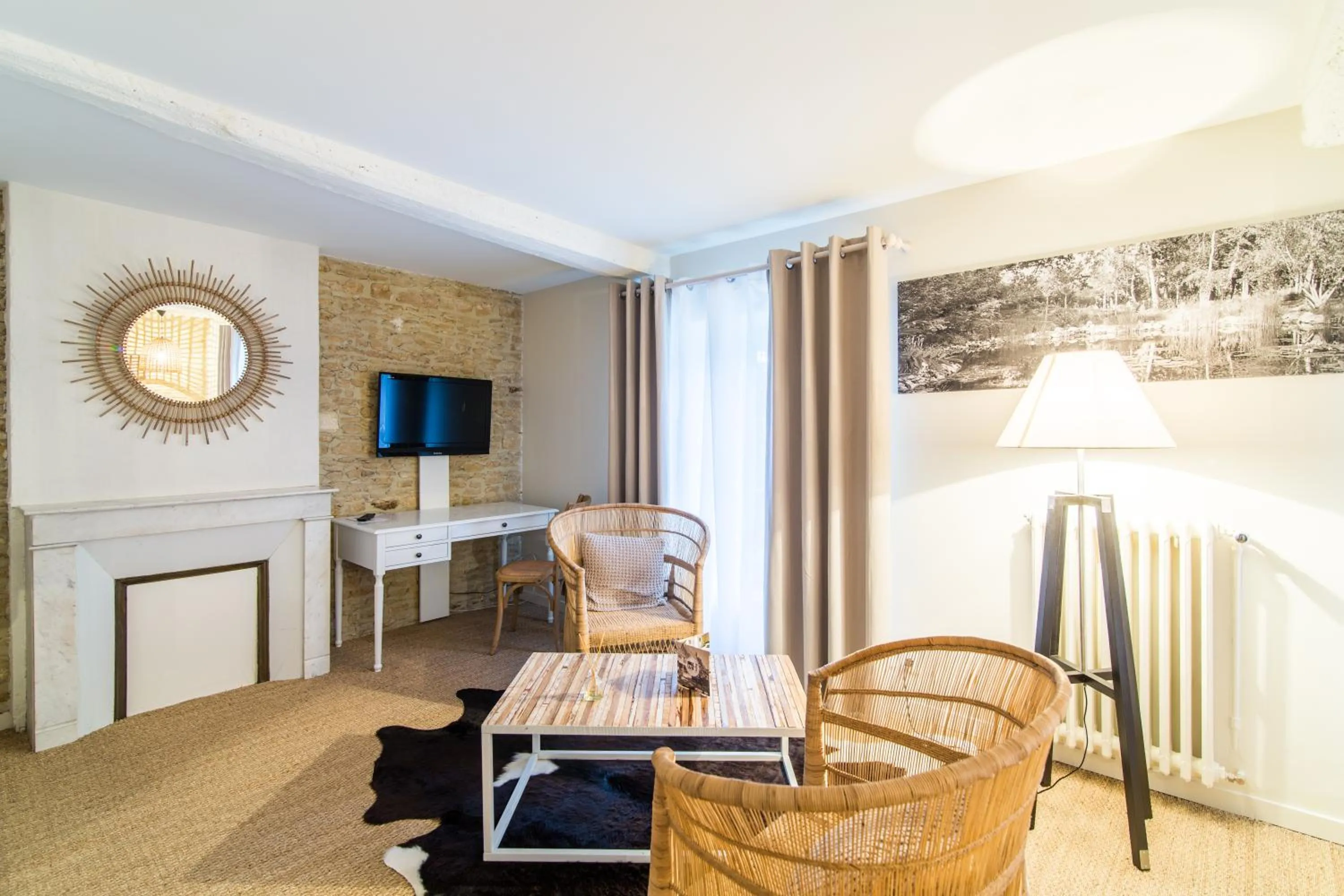 Living room in Manoir'Hastings