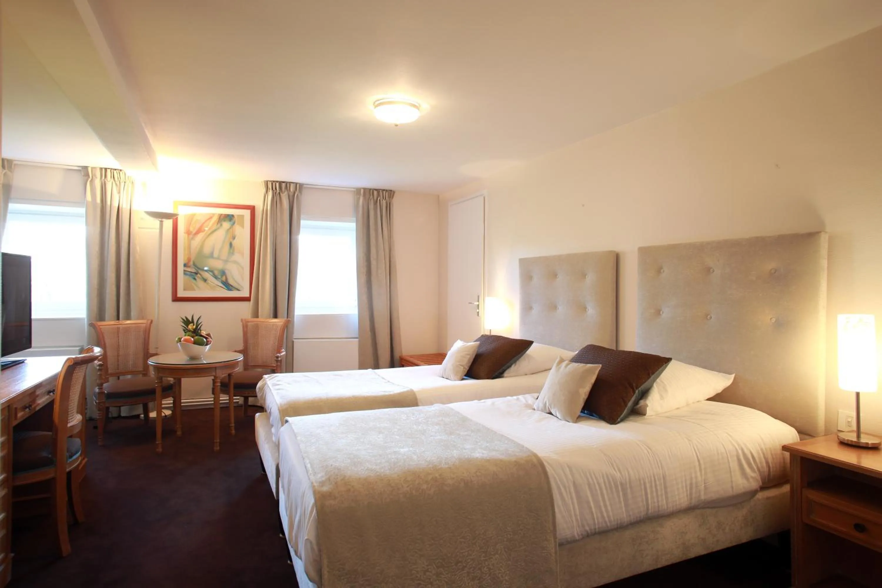 Bed in Château De La Motte Fenelon