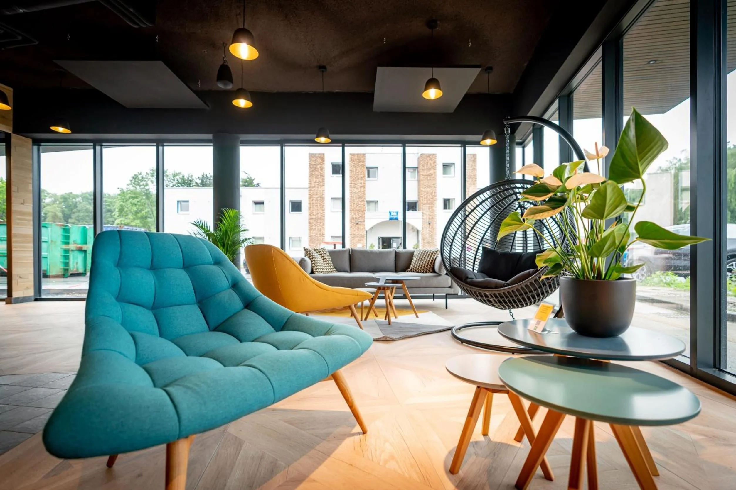 Living room in ibis budget Valenciennes Petite-Forêt