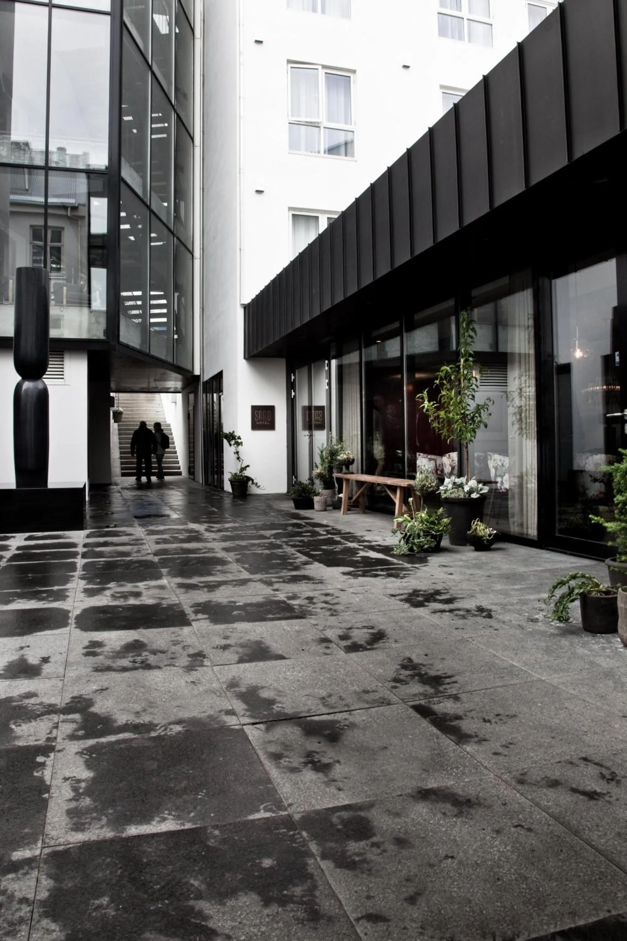 Facade/entrance in Sand Hotel by Keahotels