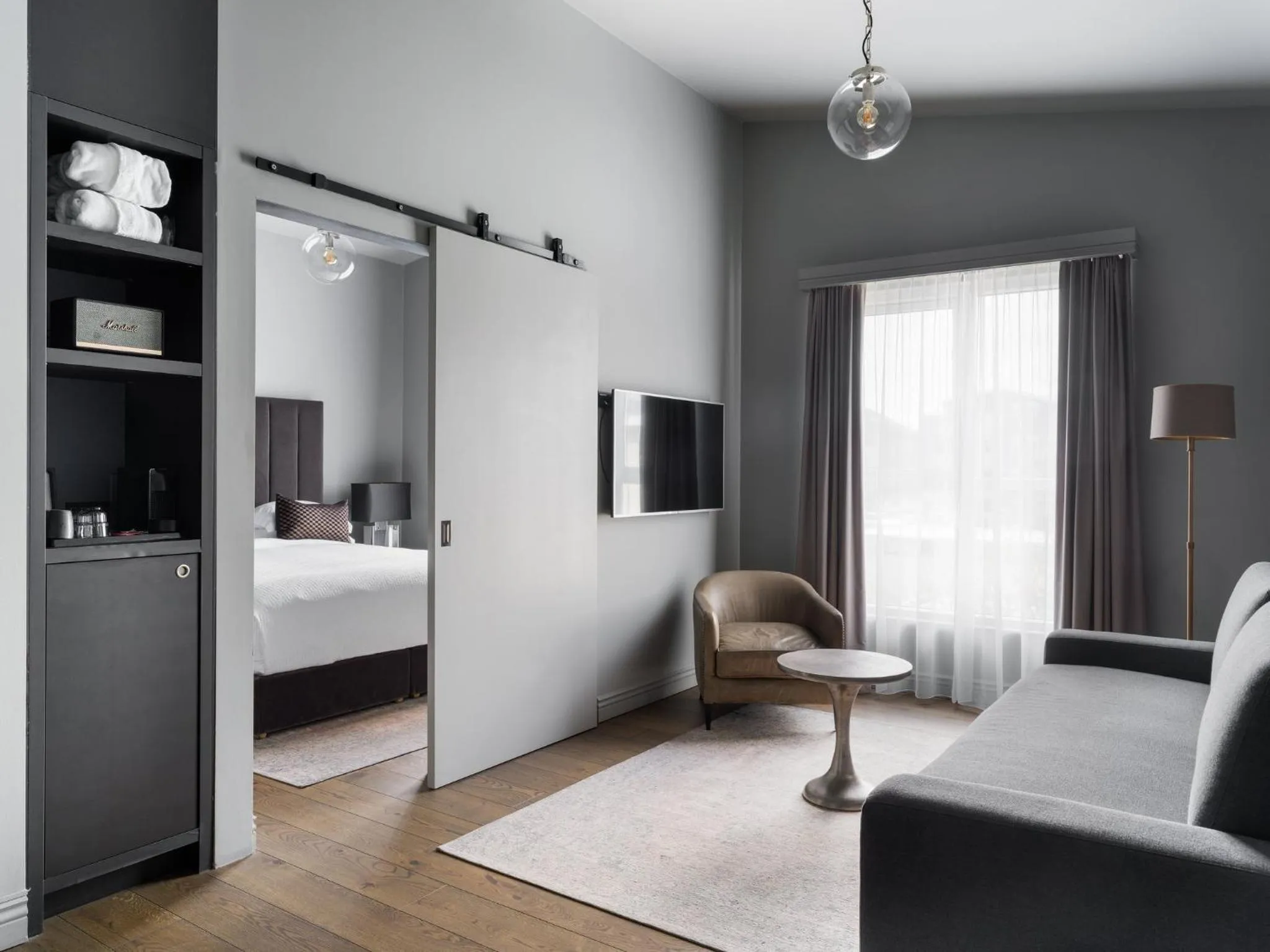 Bedroom, Bed in Sand Hotel by Keahotels