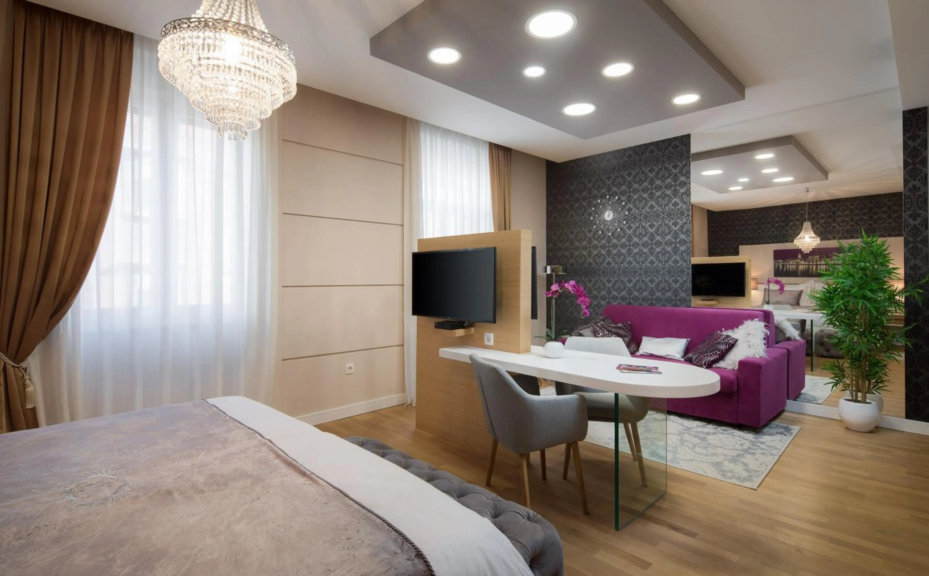 Decorative detail, Bed in VIP Rooms