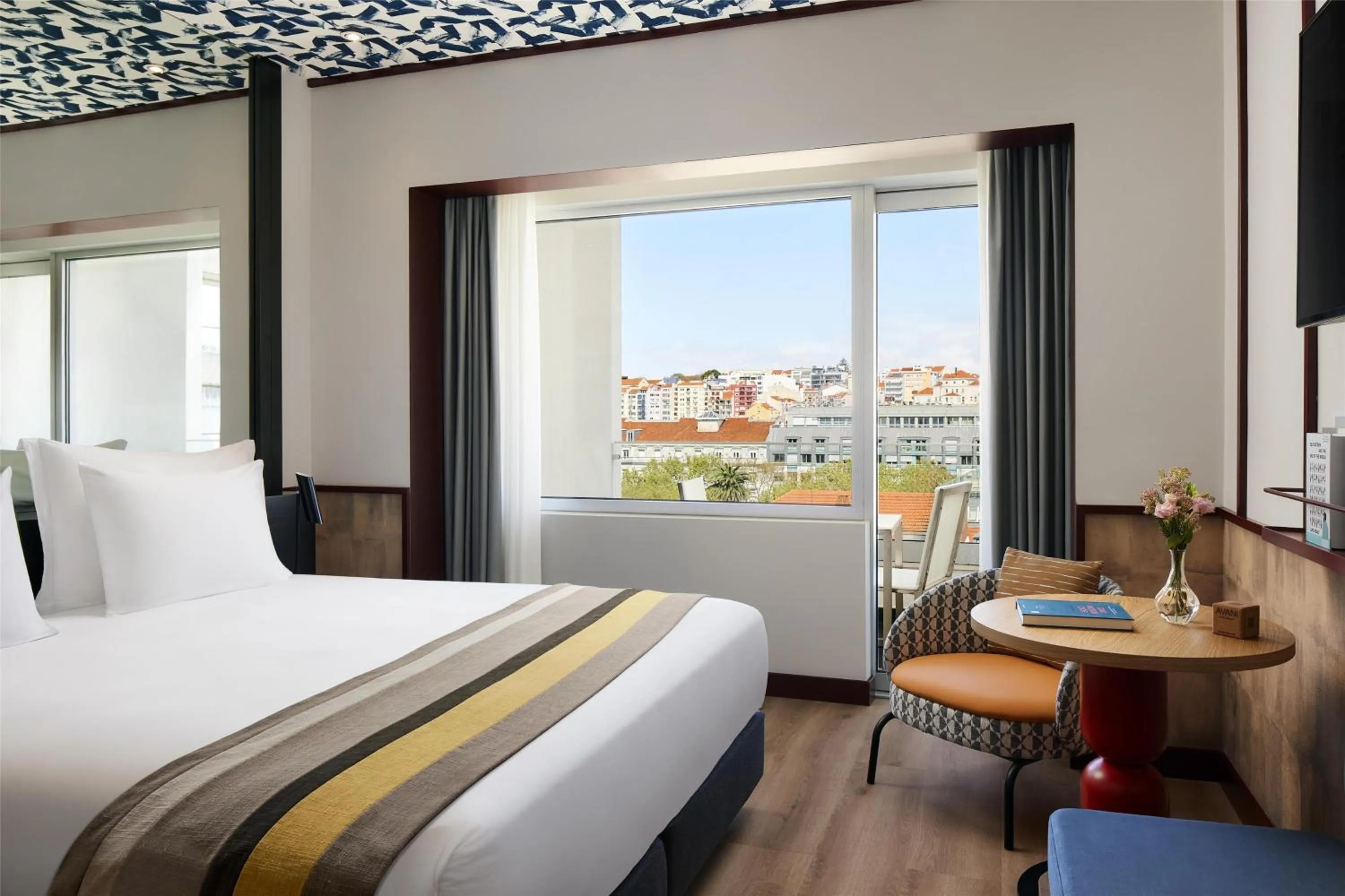 Bedroom, Bed in Avani Avenida Liberdade Lisbon Hotel