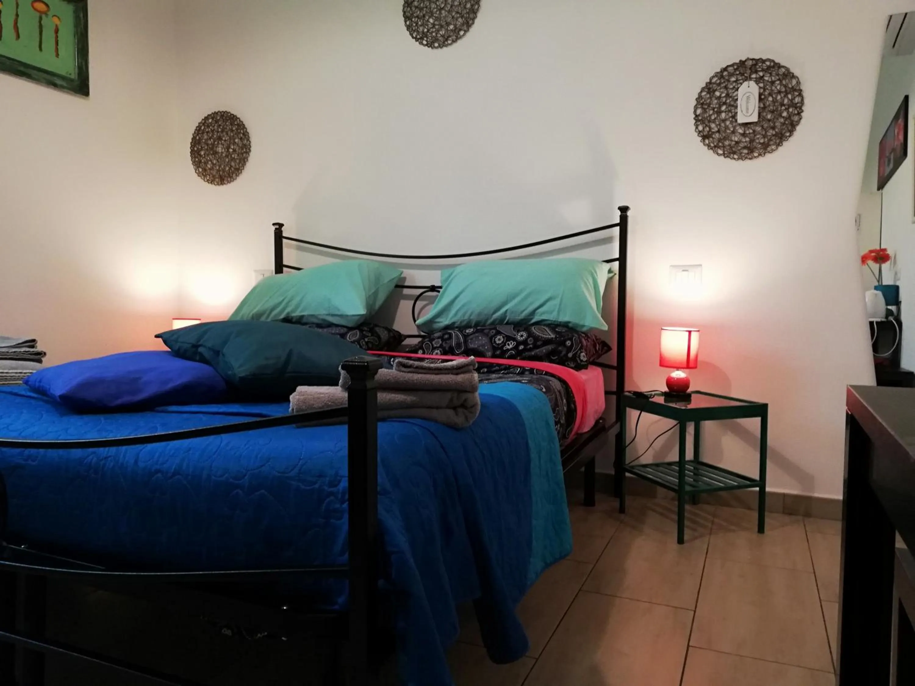 Decorative detail, Bed in B & B Eliana