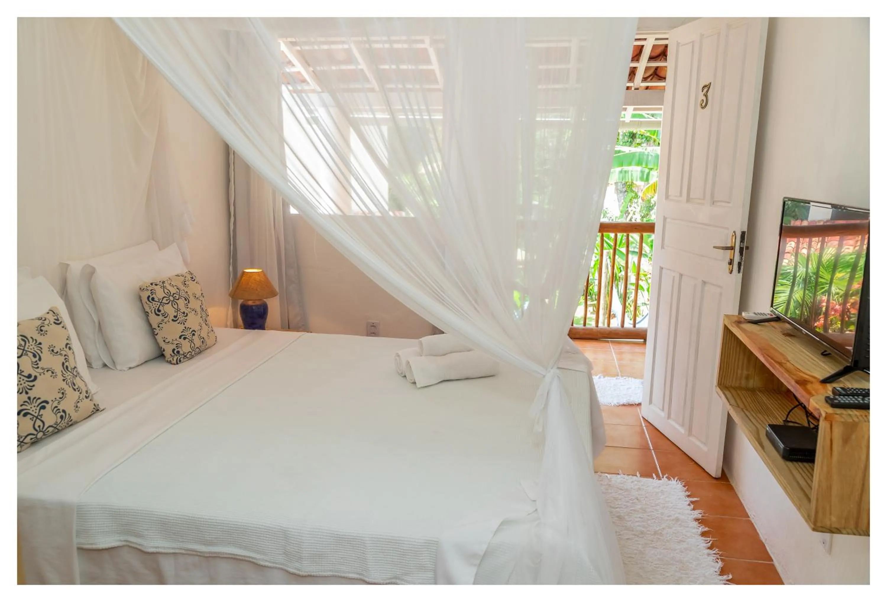 Photo of the whole room, Bed in Pousada Mar Azul