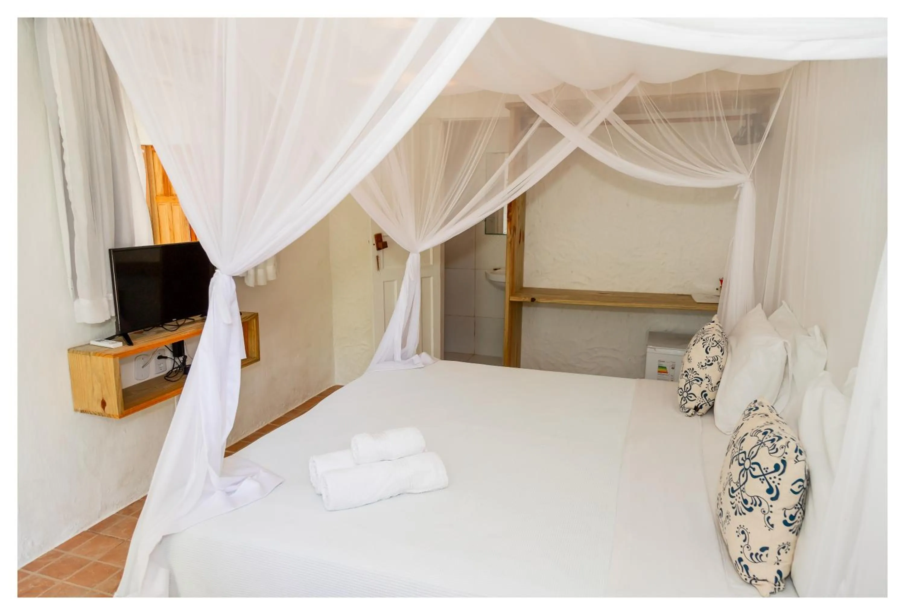 Photo of the whole room, Bed in Pousada Mar Azul