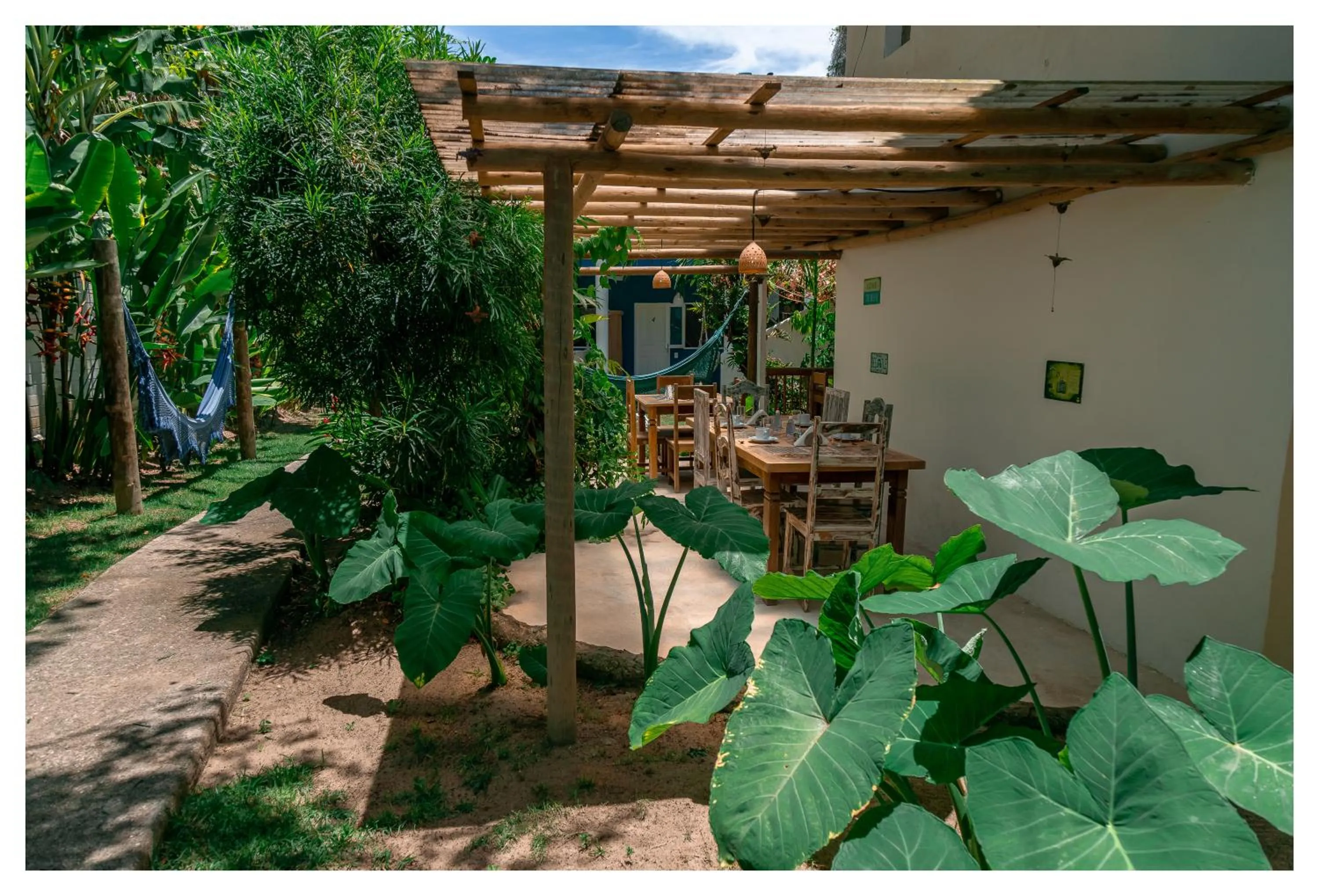 Patio in Pousada Mar Azul