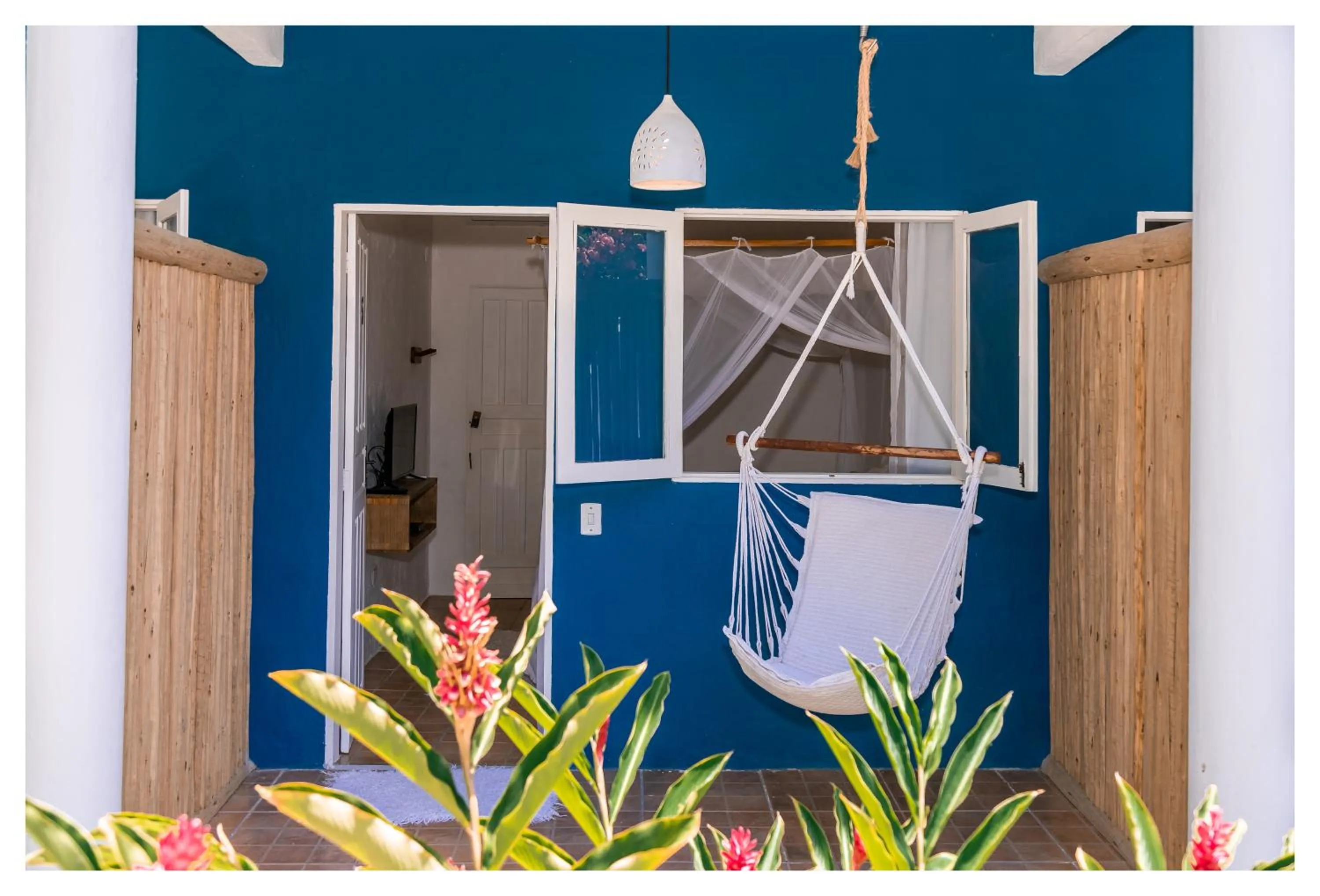 Balcony/Terrace in Pousada Mar Azul