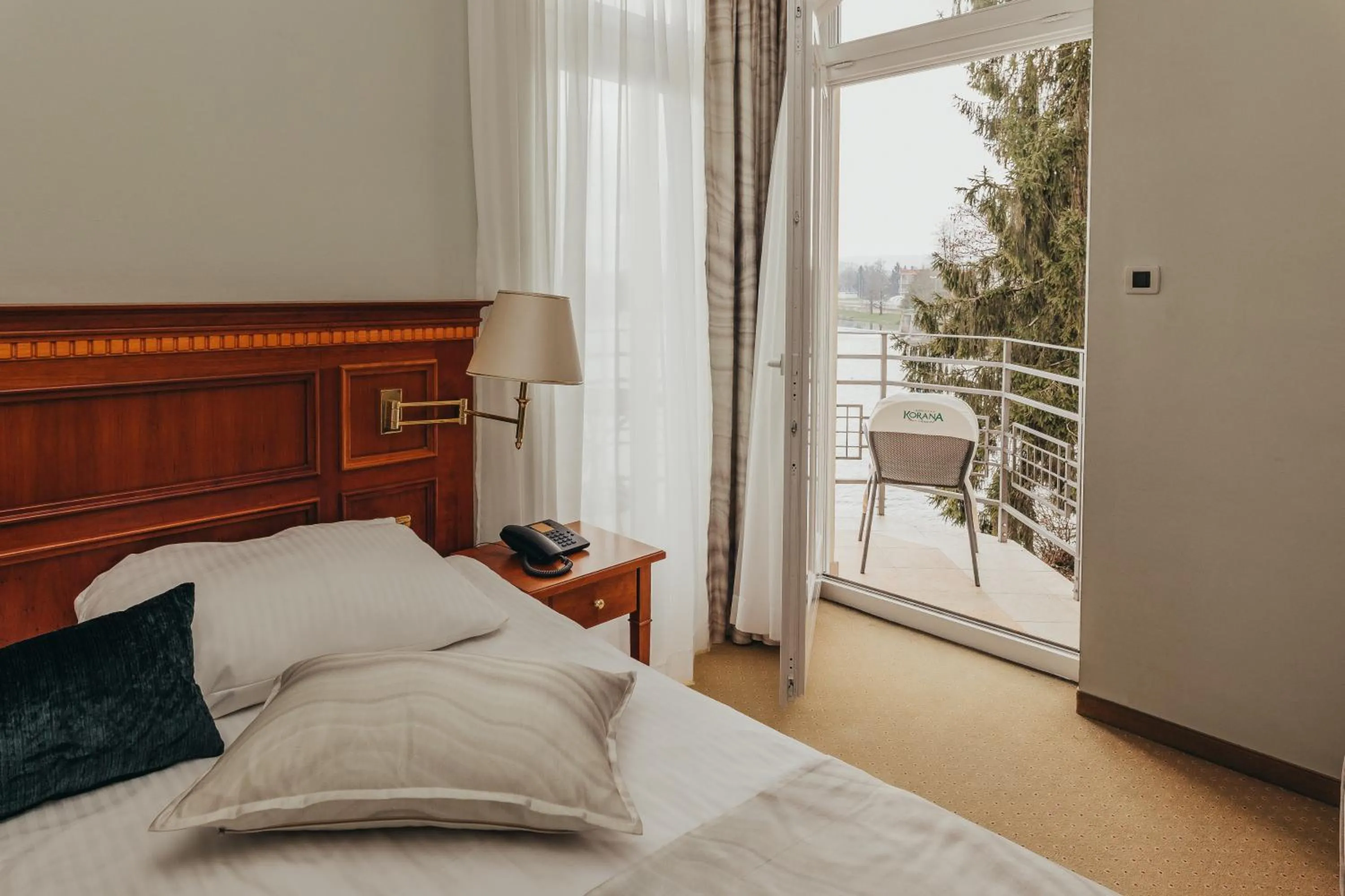 View (from property/room), Bed in Boutique Hotel Korana Srakovcic