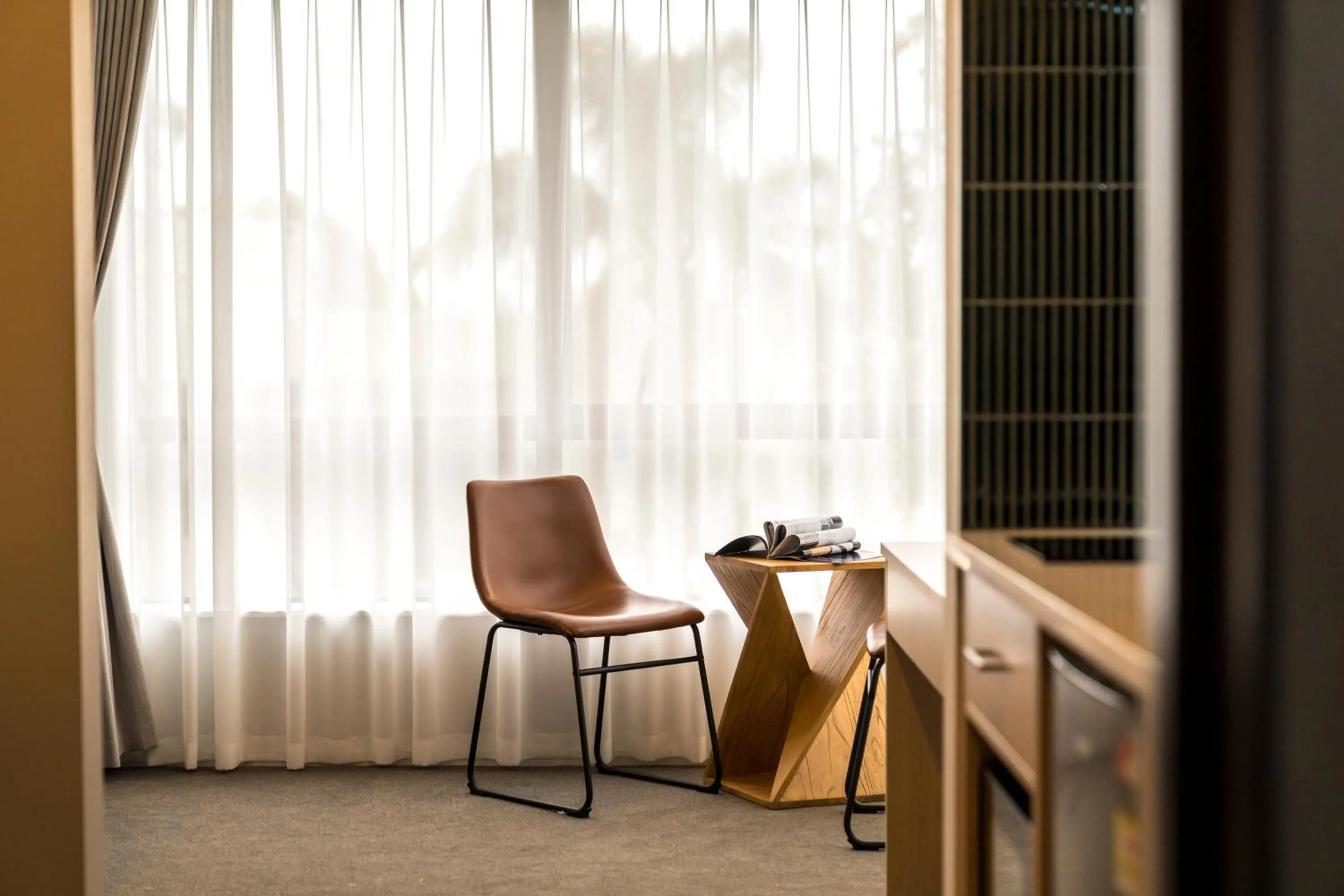 Living room in Takapuna International Motor Lodge