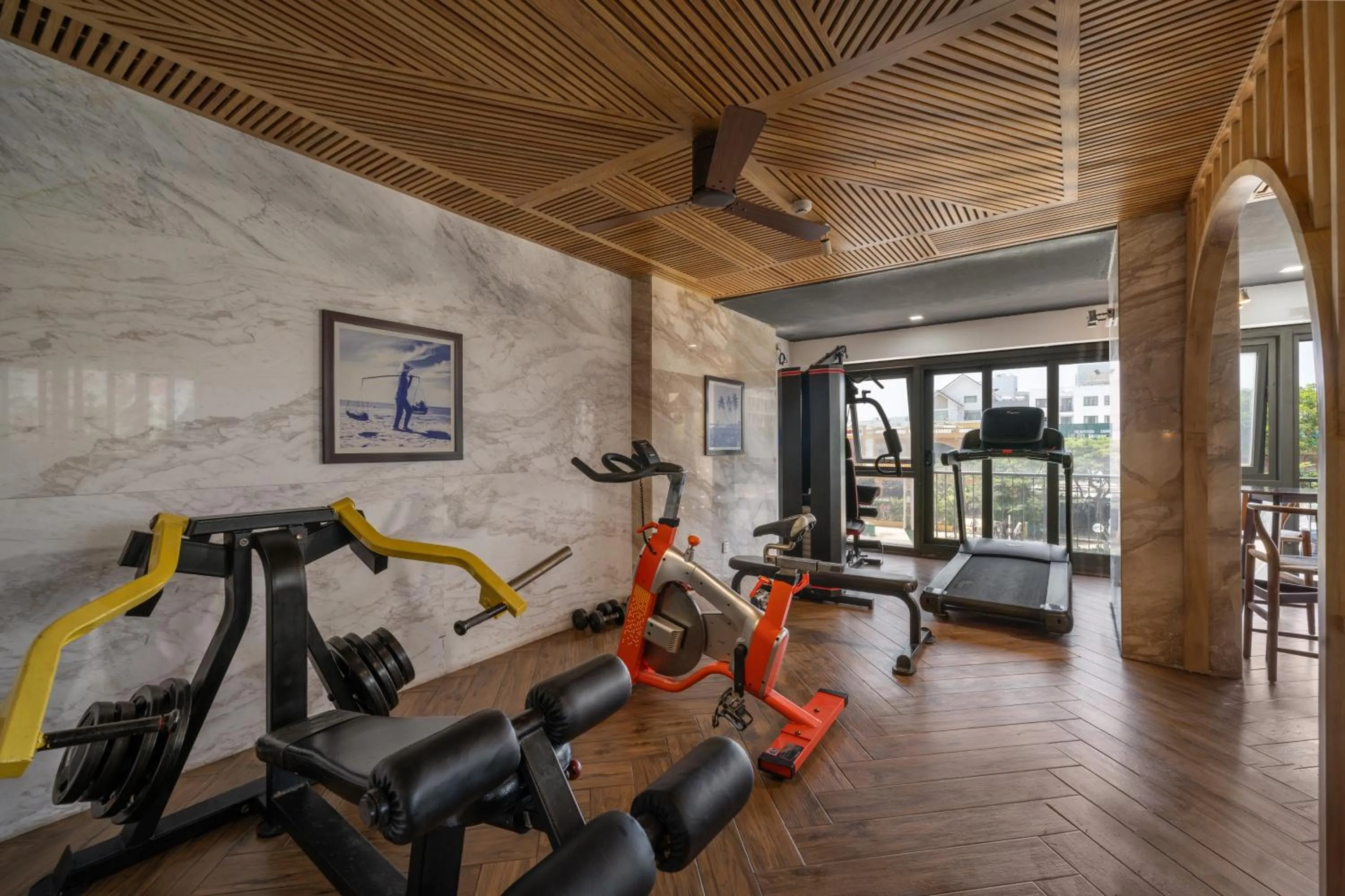 Fitness centre/facilities in White Sand Boutique Hotel
