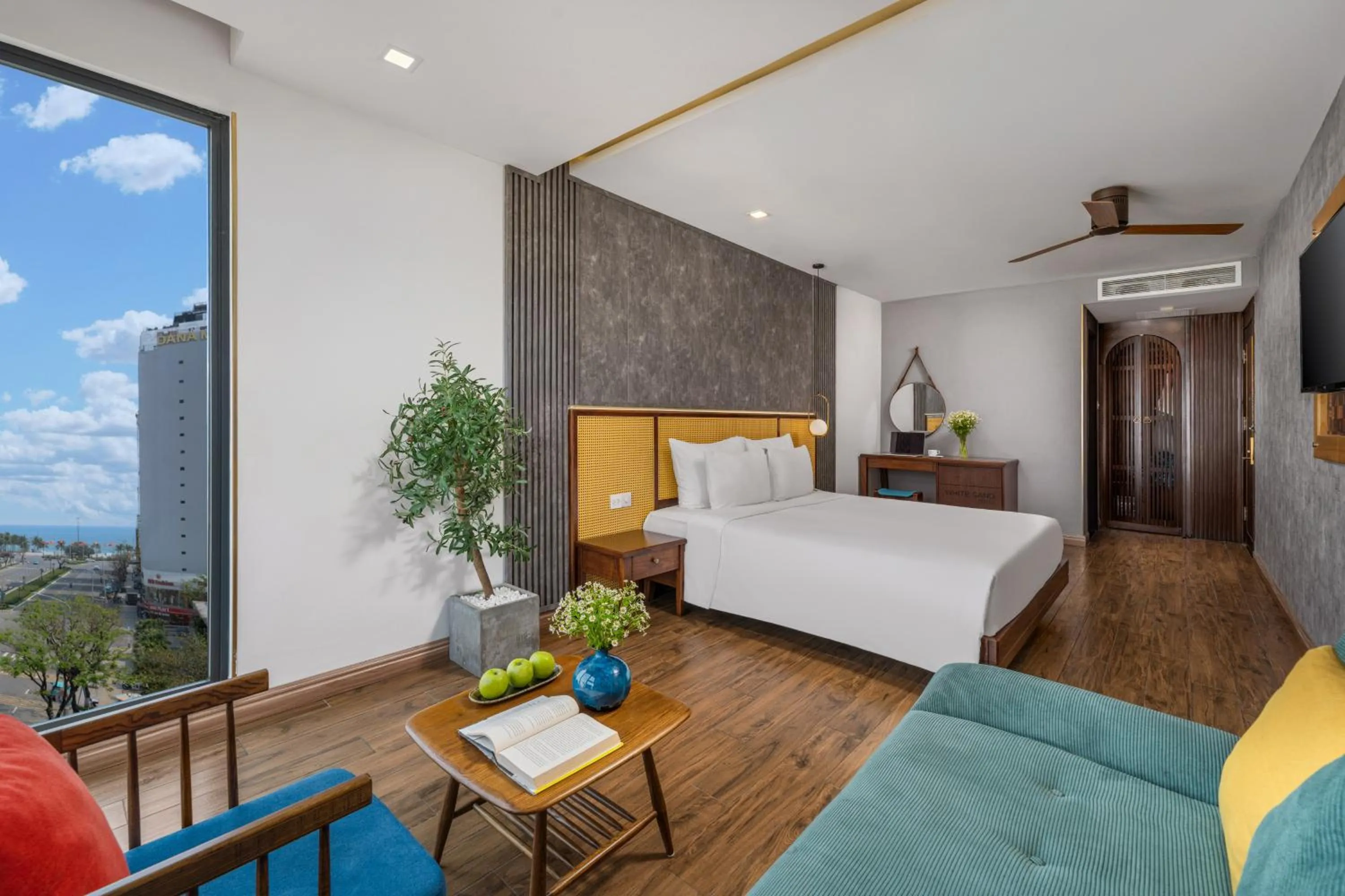 Bedroom, Bed in White Sand Boutique Hotel