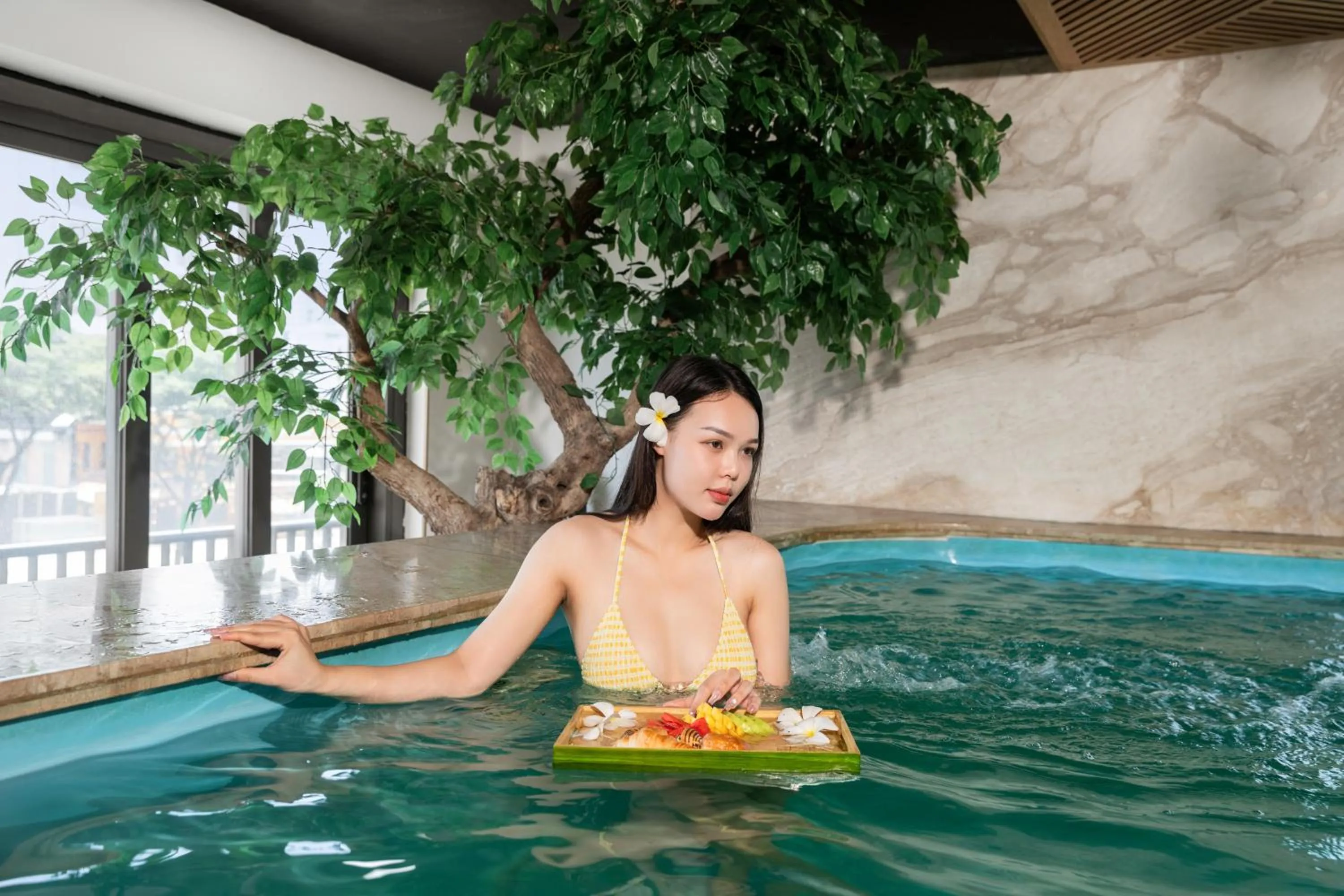 Swimming pool in White Sand Boutique Hotel