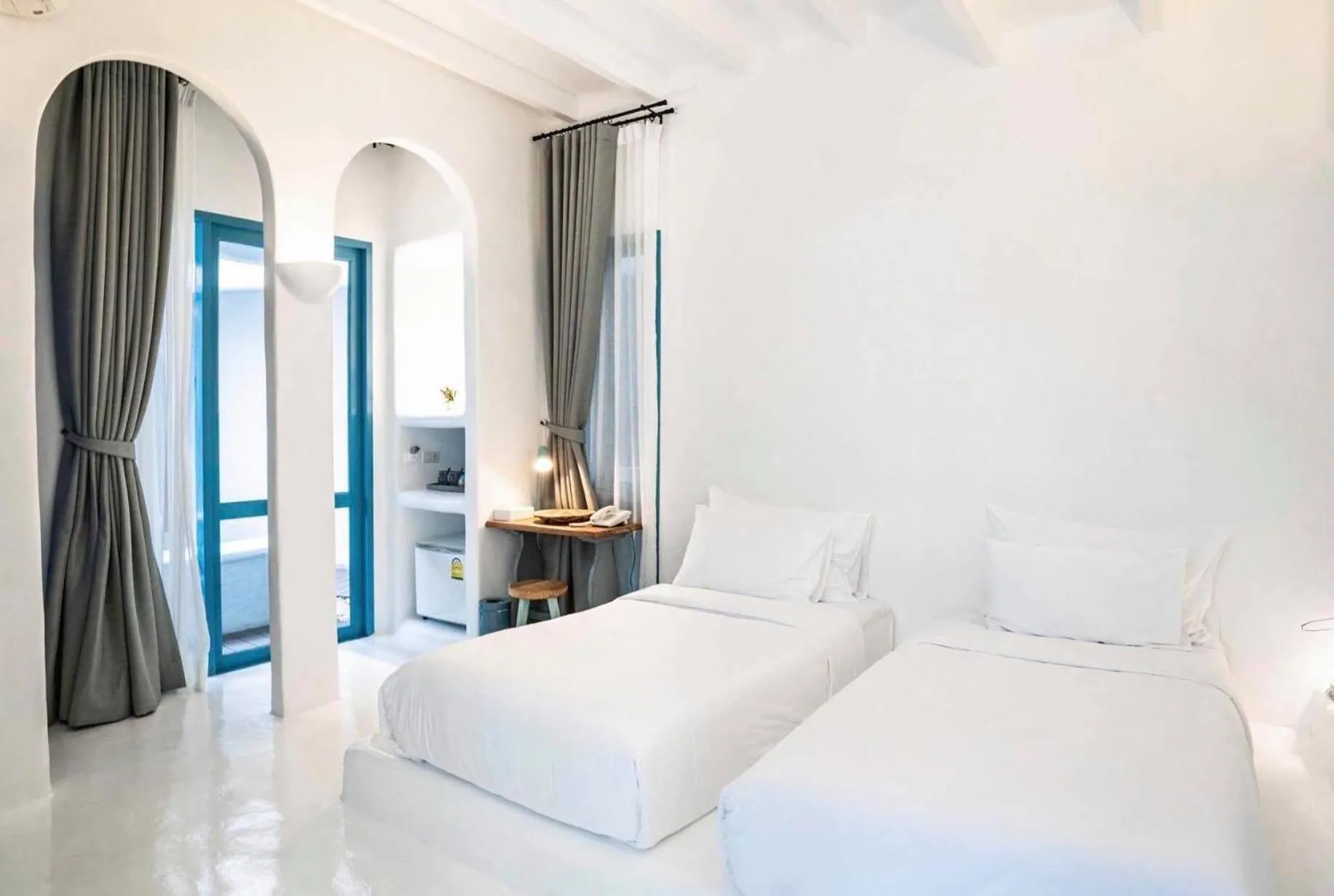 Bed in Resort de Paskani