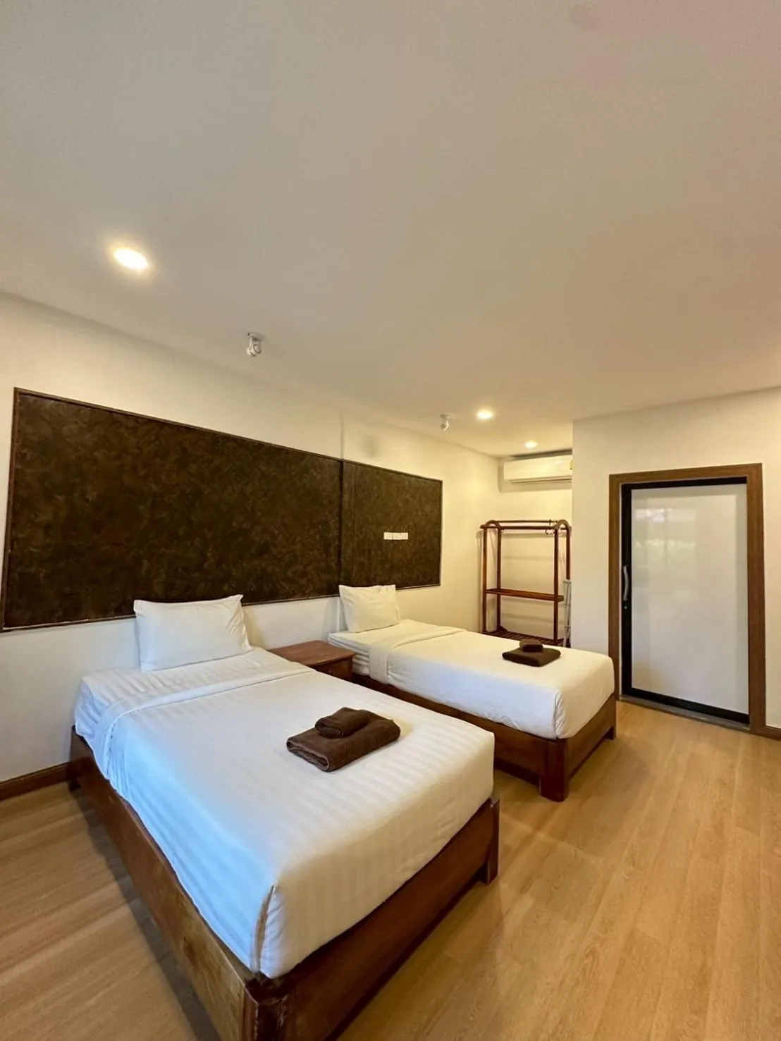 Bed in Klongdao Sunset Villa