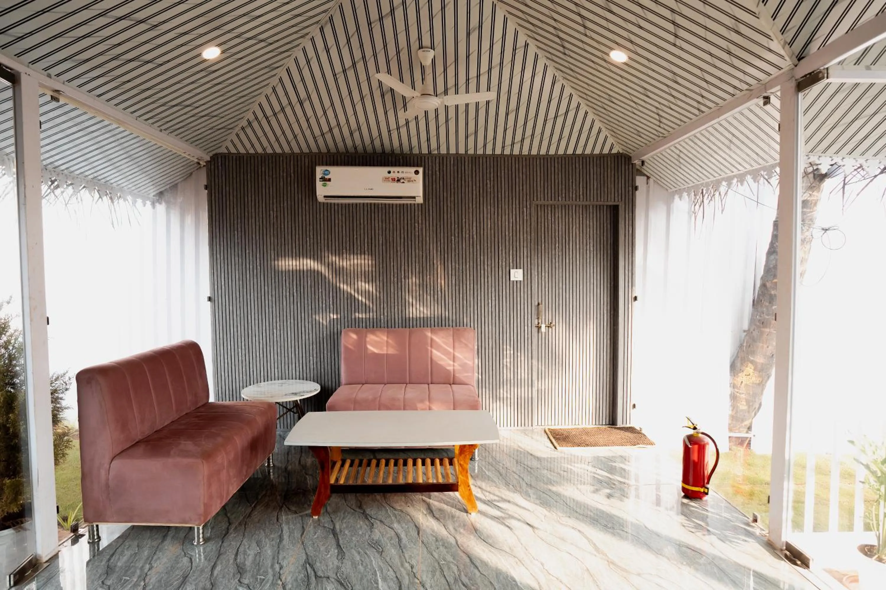 Seating area in Soulmate Beach Resort