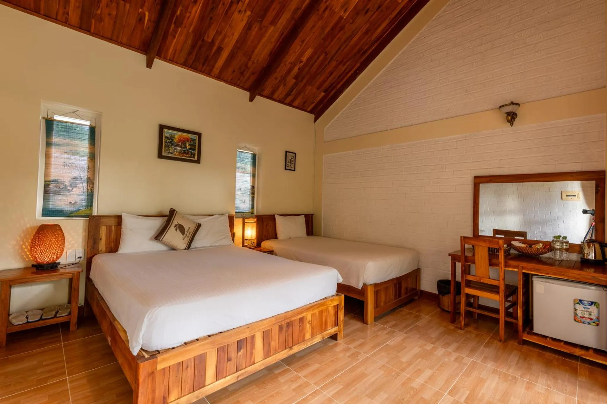 Bed in Mango Beach Resort