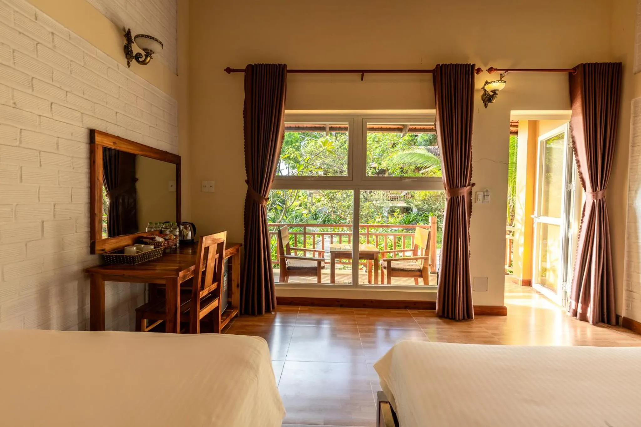 Bed in Mango Beach Resort