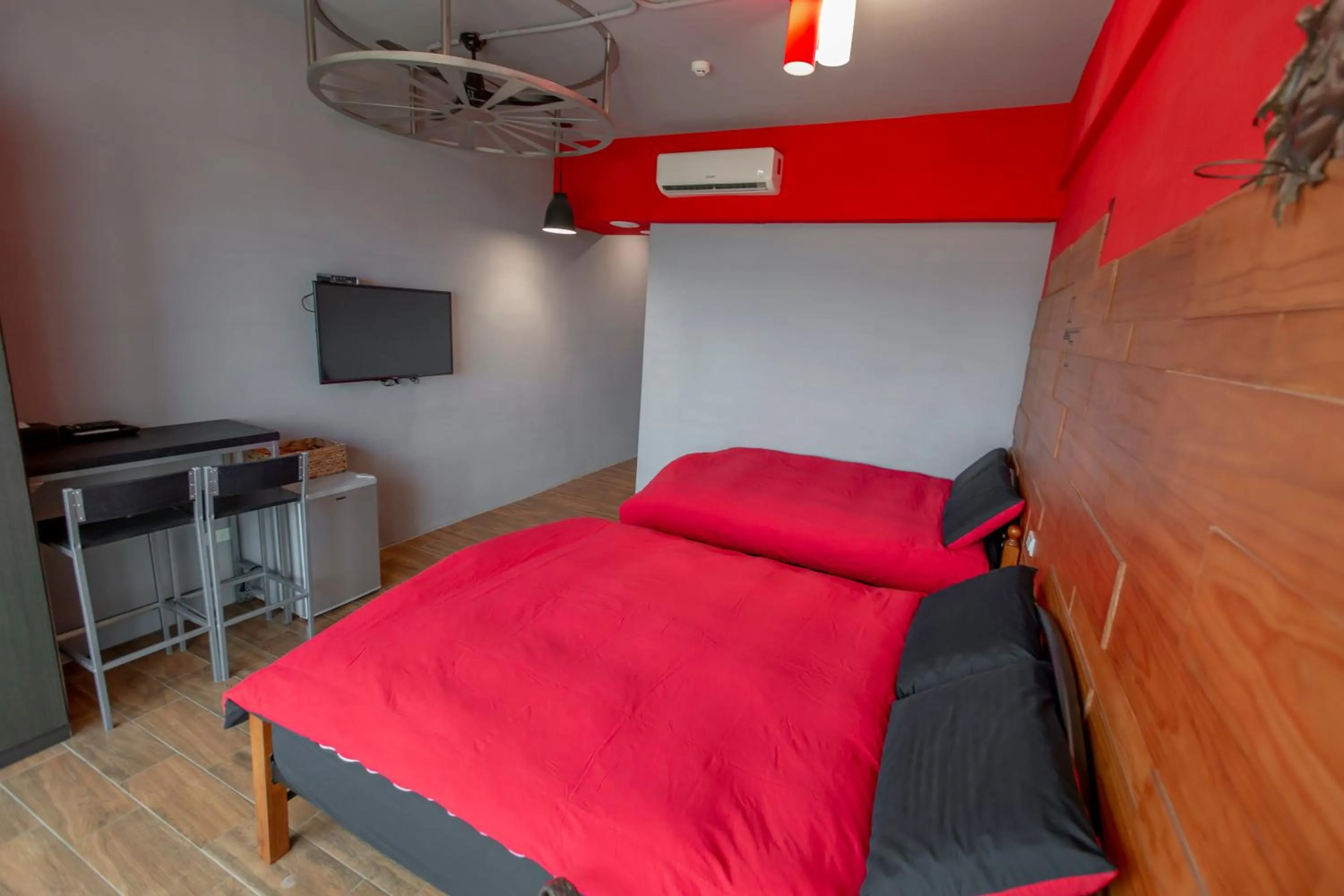 Bed in 龍家民宿 The Laid-back Dragon Lodge