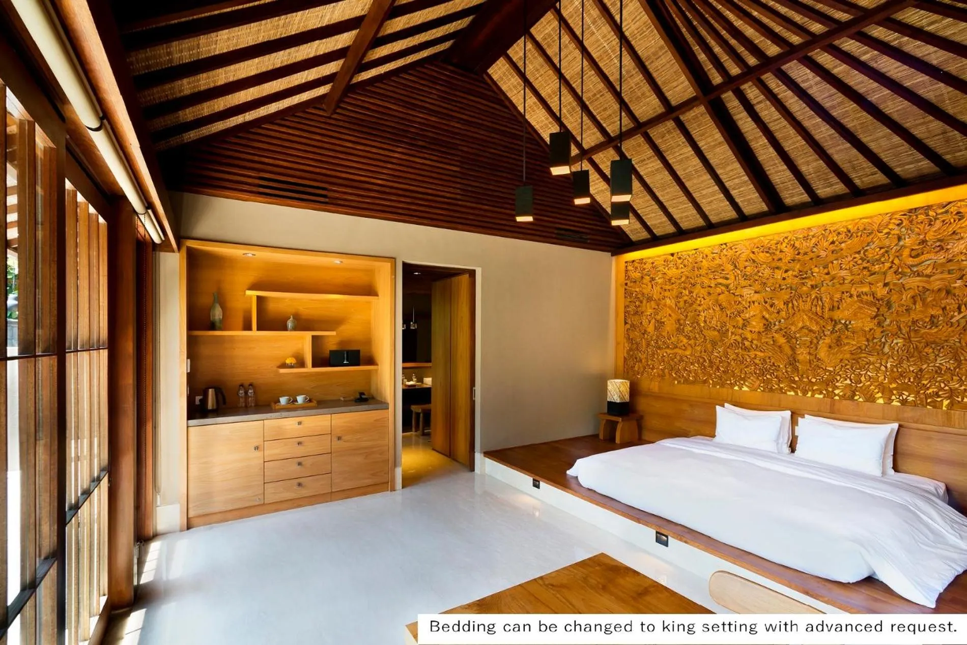 Bedroom, Bed in Hoshinoya Bali