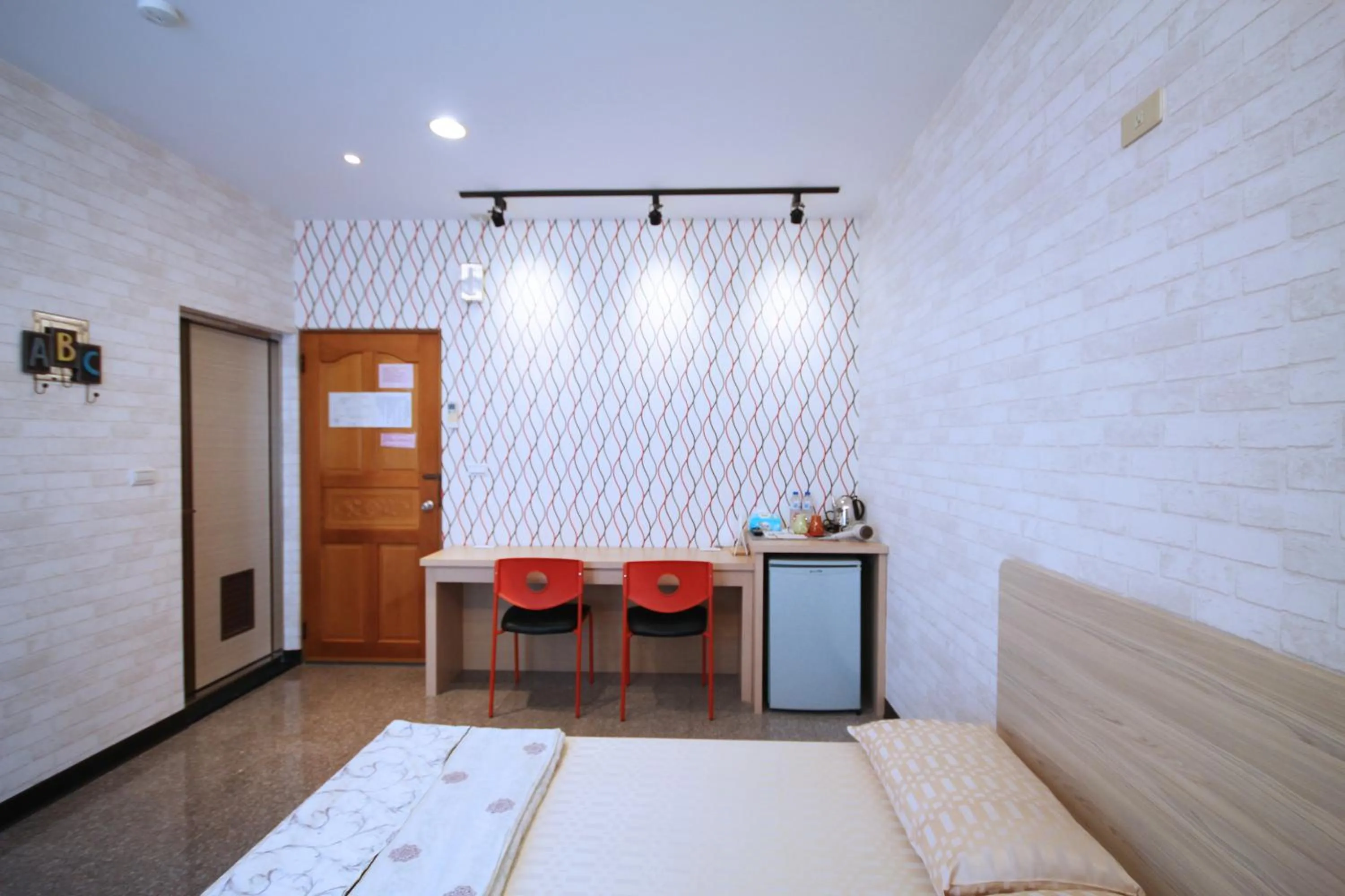 Bed in Pingguo De Jia Du Jia Homestay