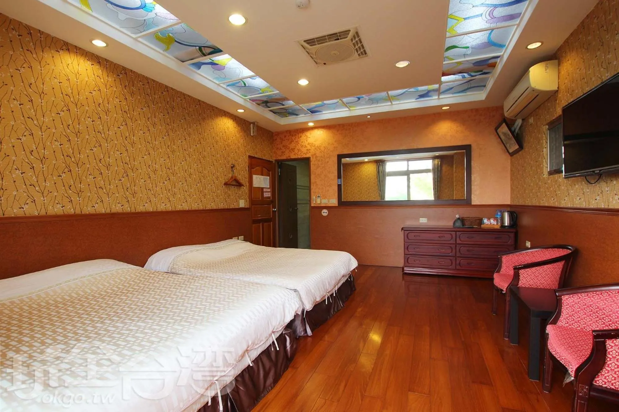 Bed in Pingguo De Jia Du Jia Homestay