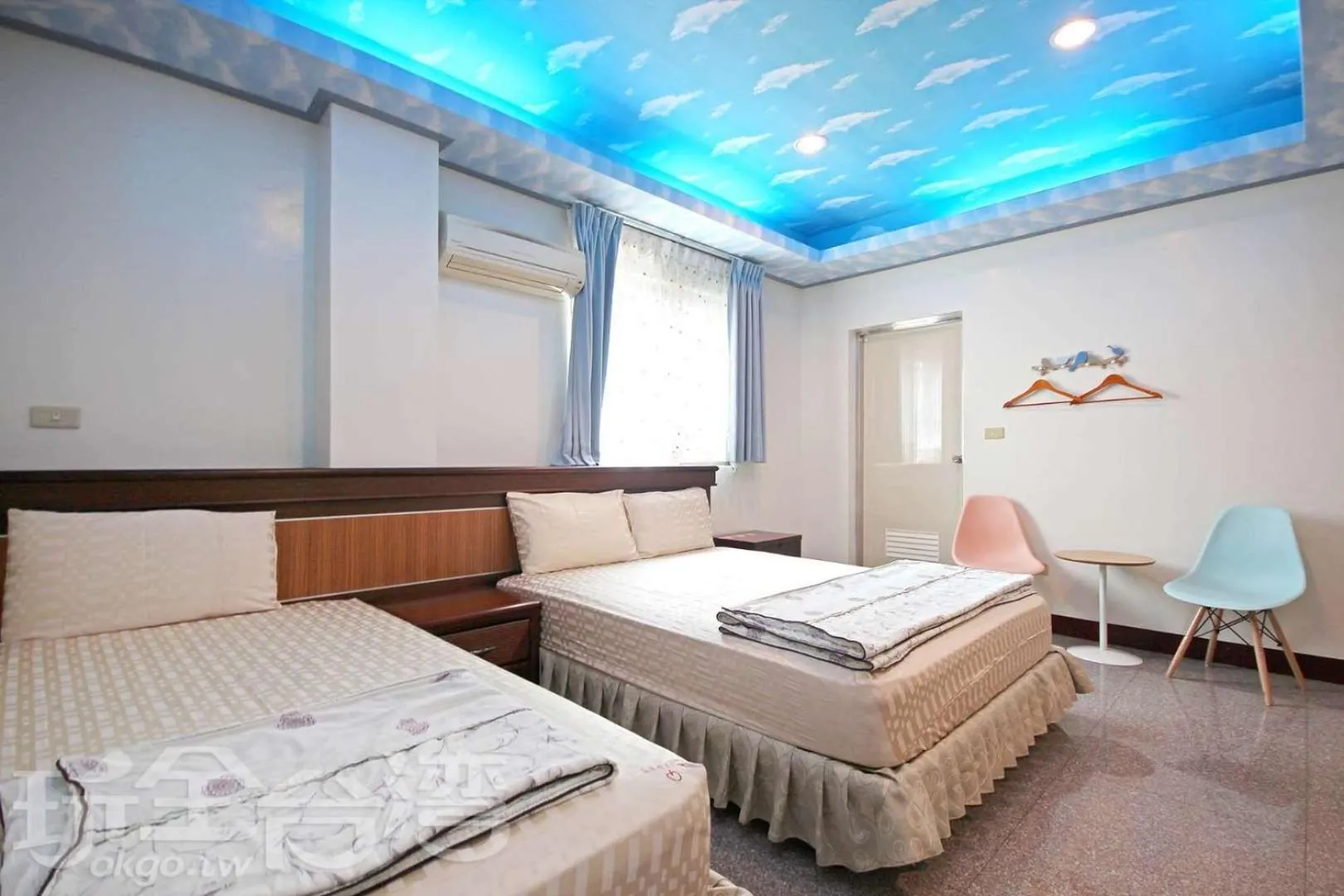 Bed in Pingguo De Jia Du Jia Homestay