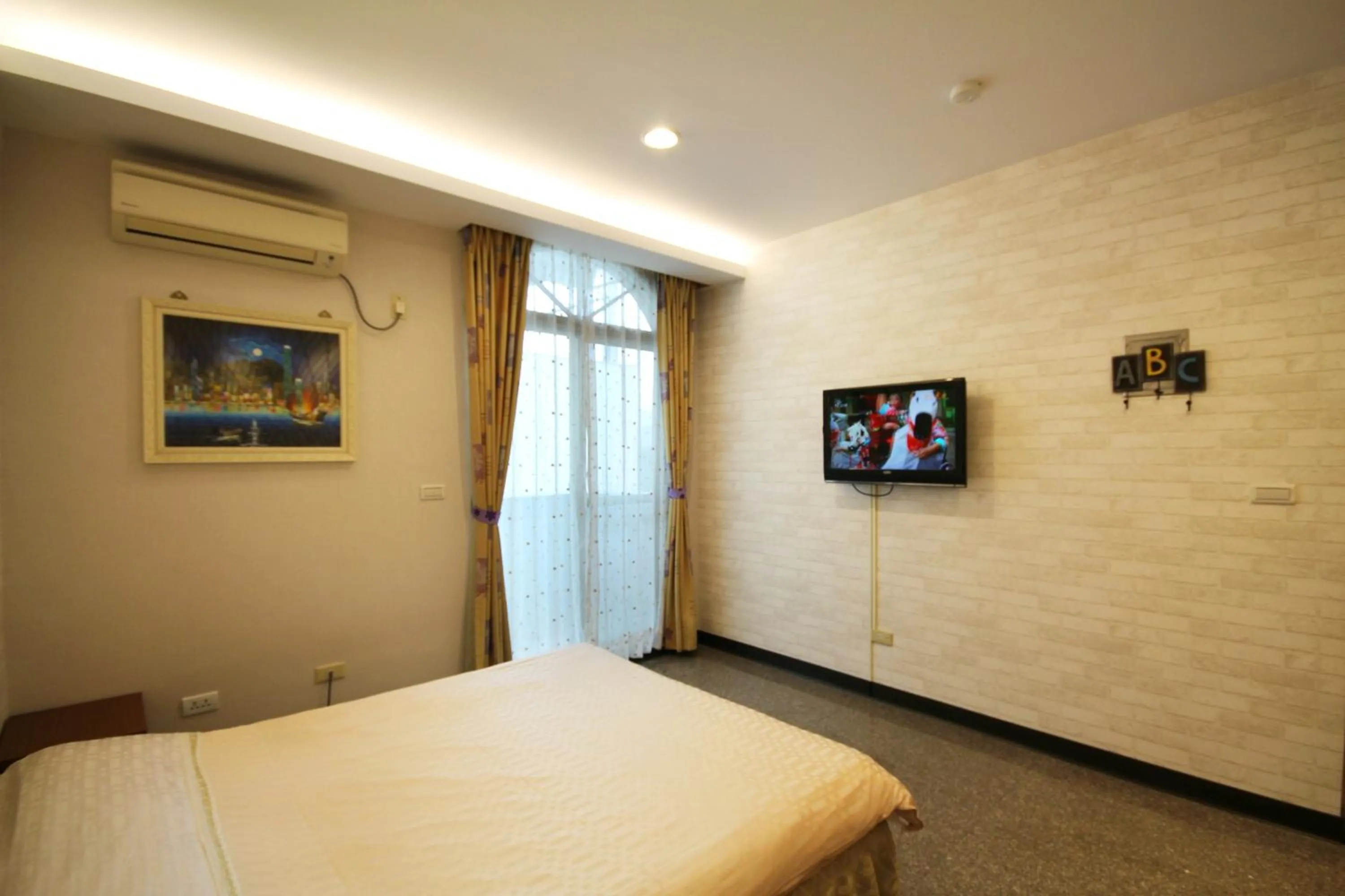 Bed in Pingguo De Jia Du Jia Homestay