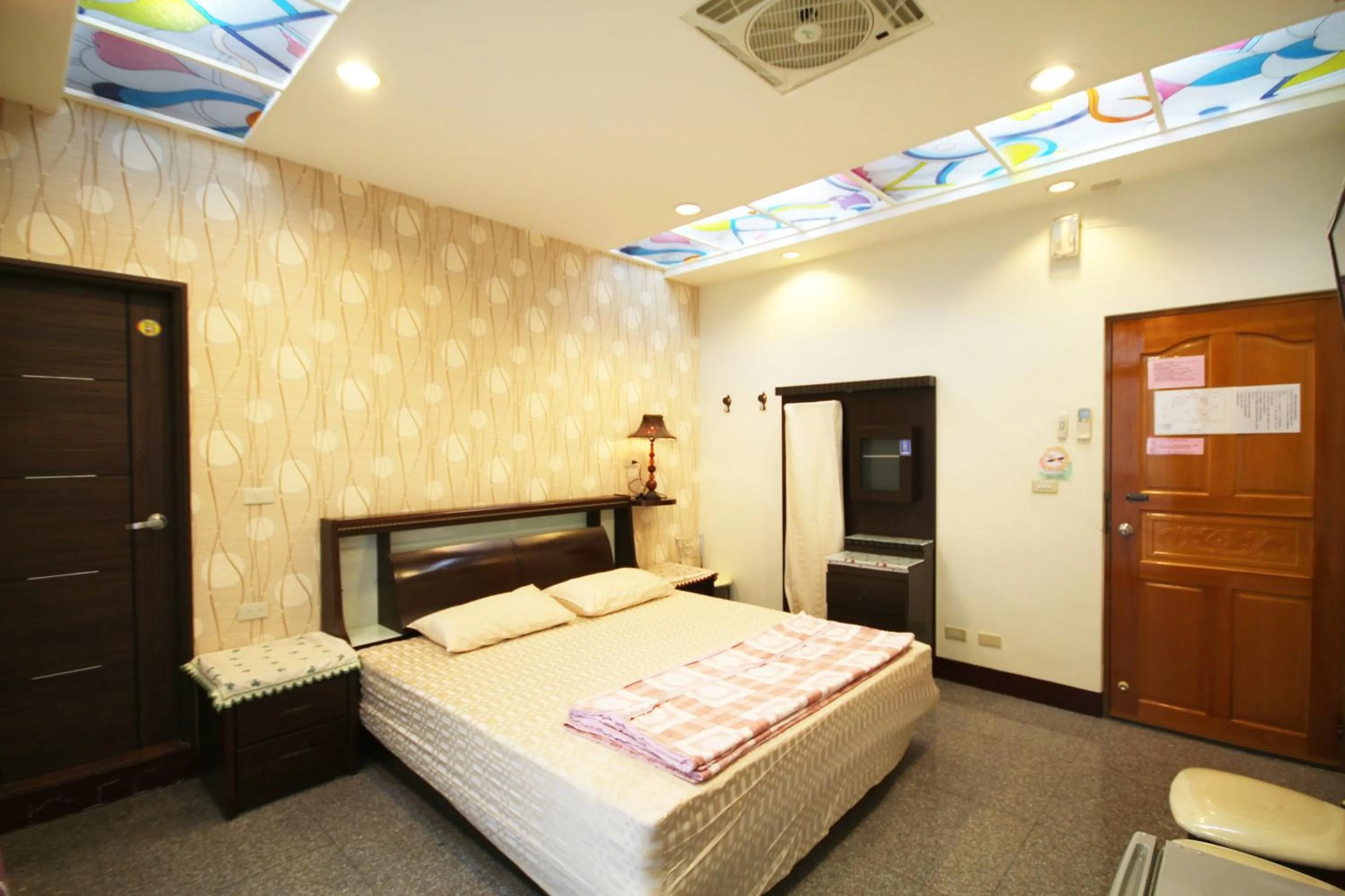 Bed in Pingguo De Jia Du Jia Homestay