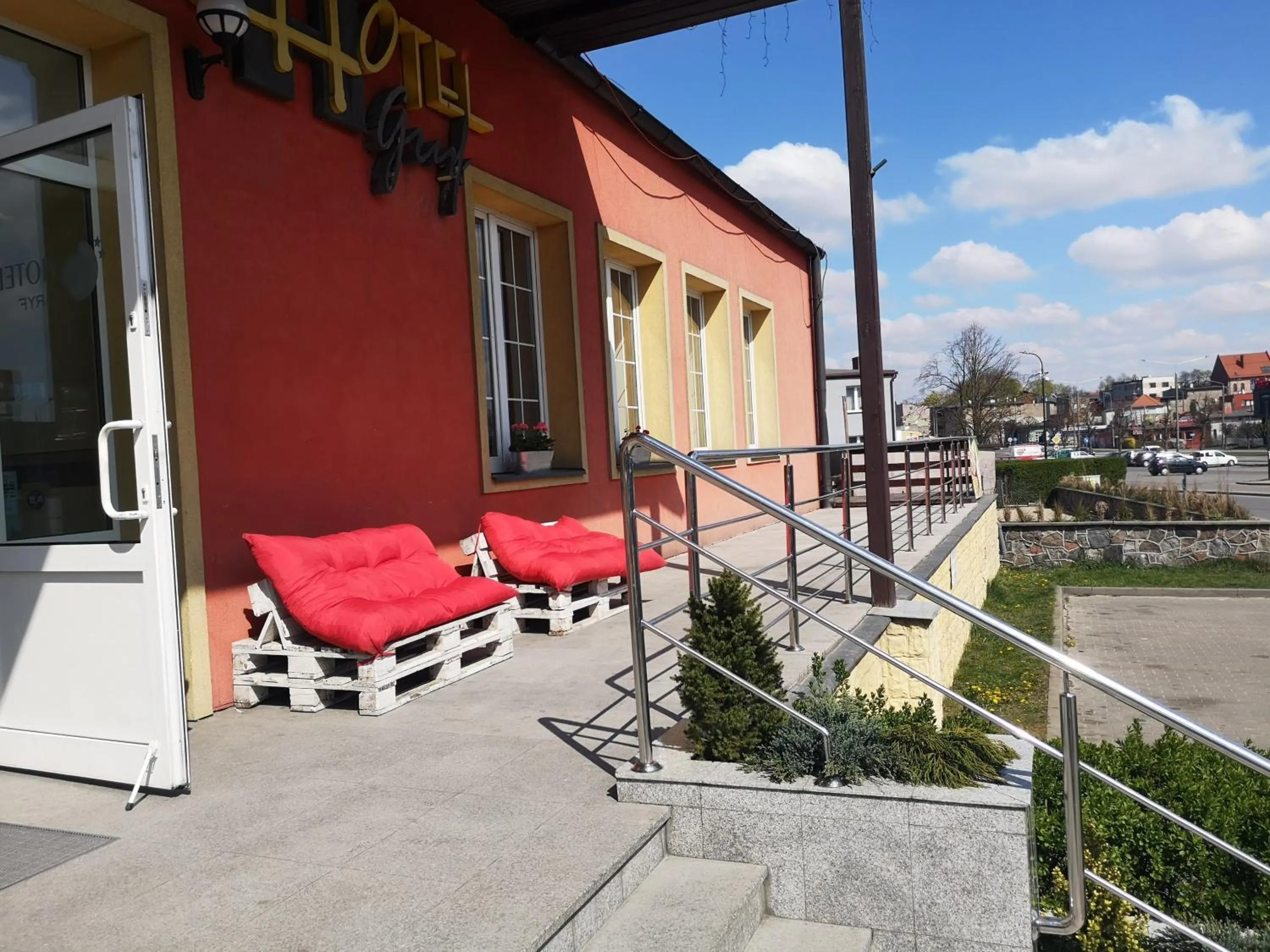 Patio in Hotel Gryf