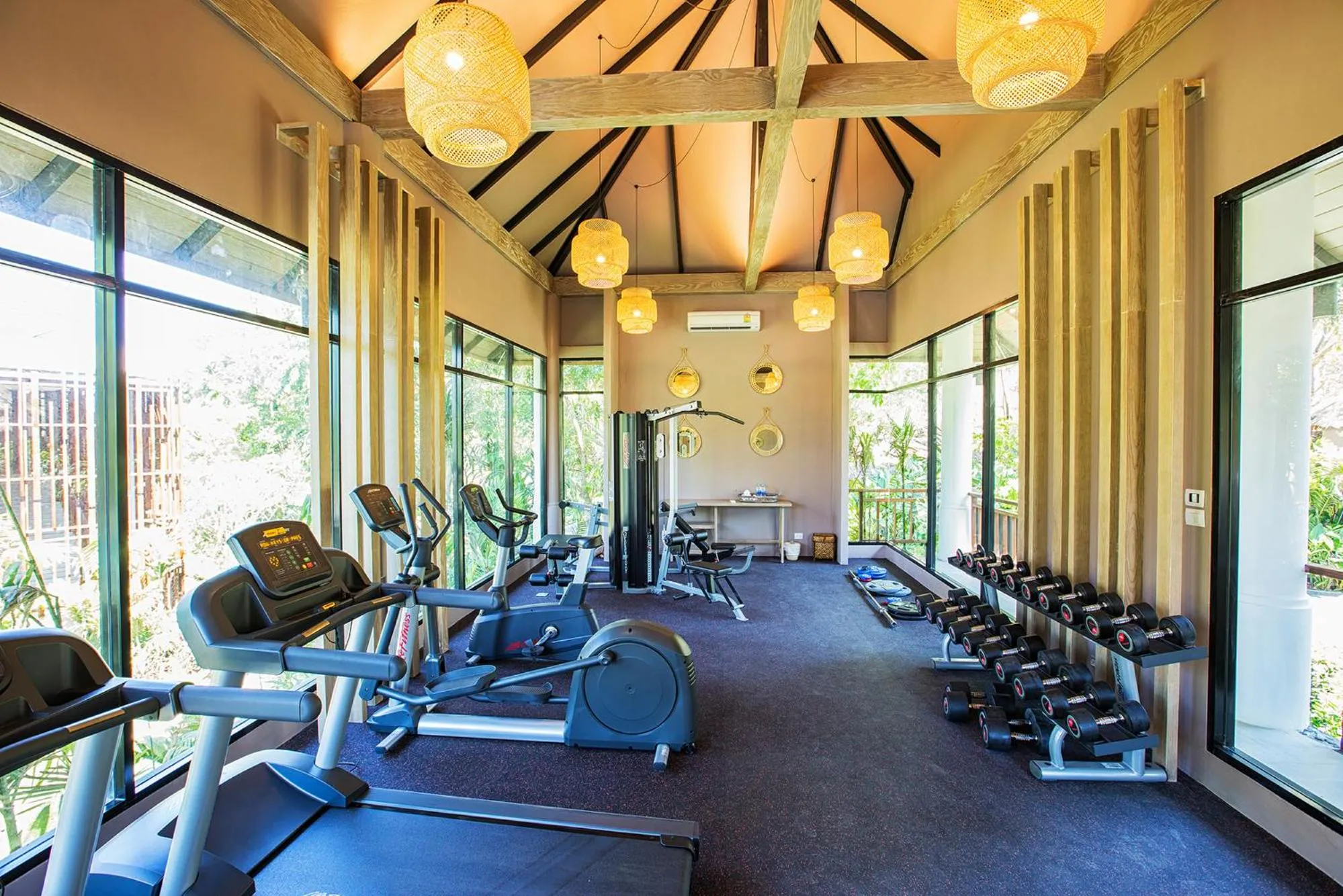 Fitness centre/facilities in The Series Resort Khaoyai