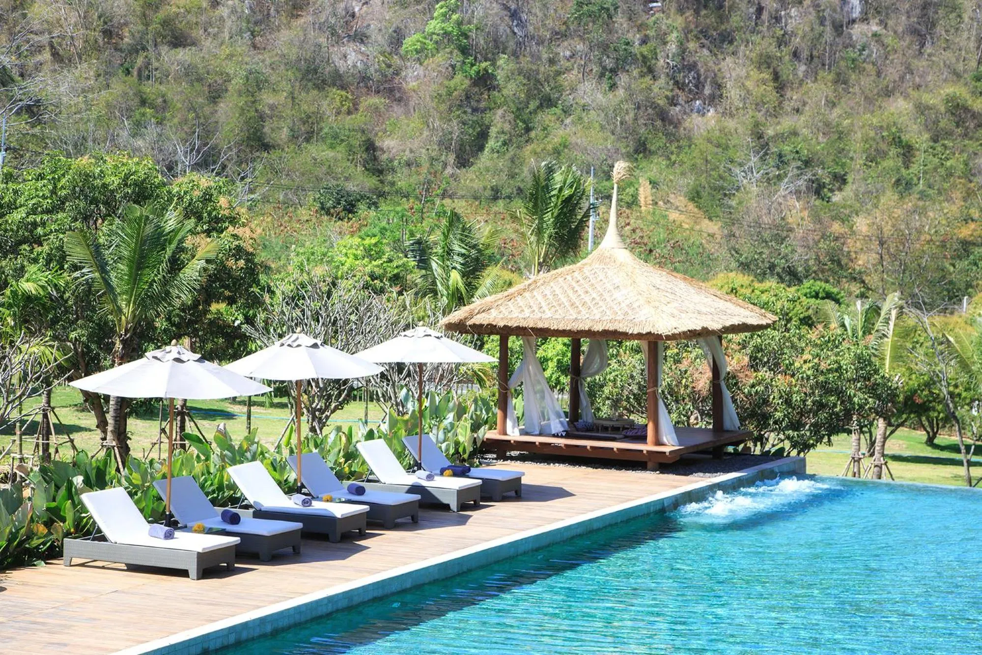 Swimming pool in The Series Resort Khaoyai