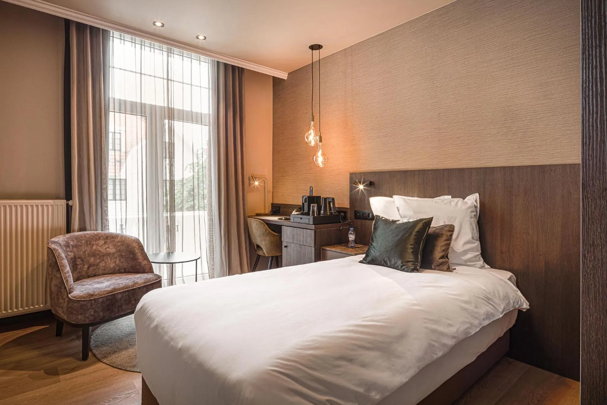 Bed in Hotel Britannia