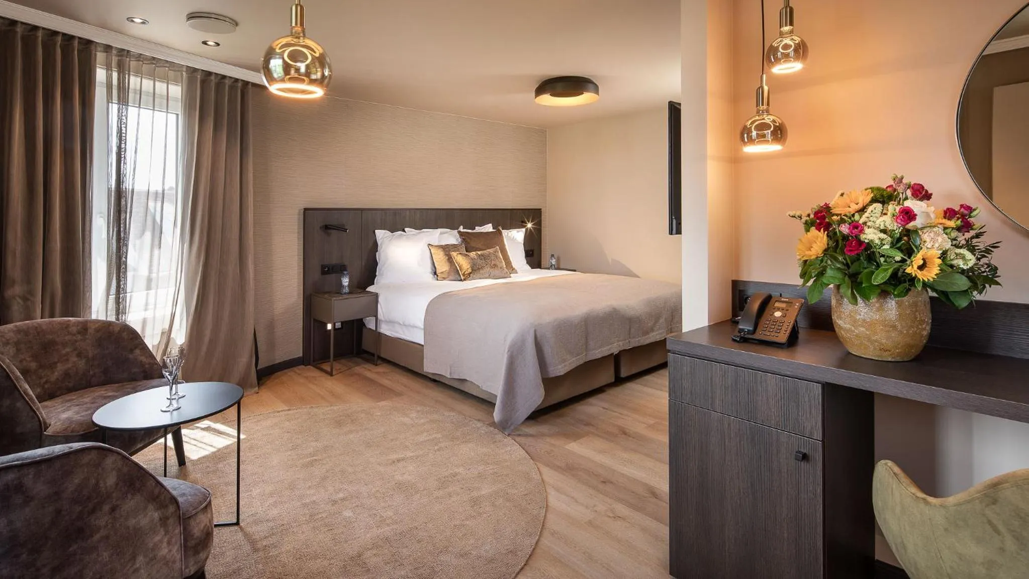 Bed in Hotel Britannia